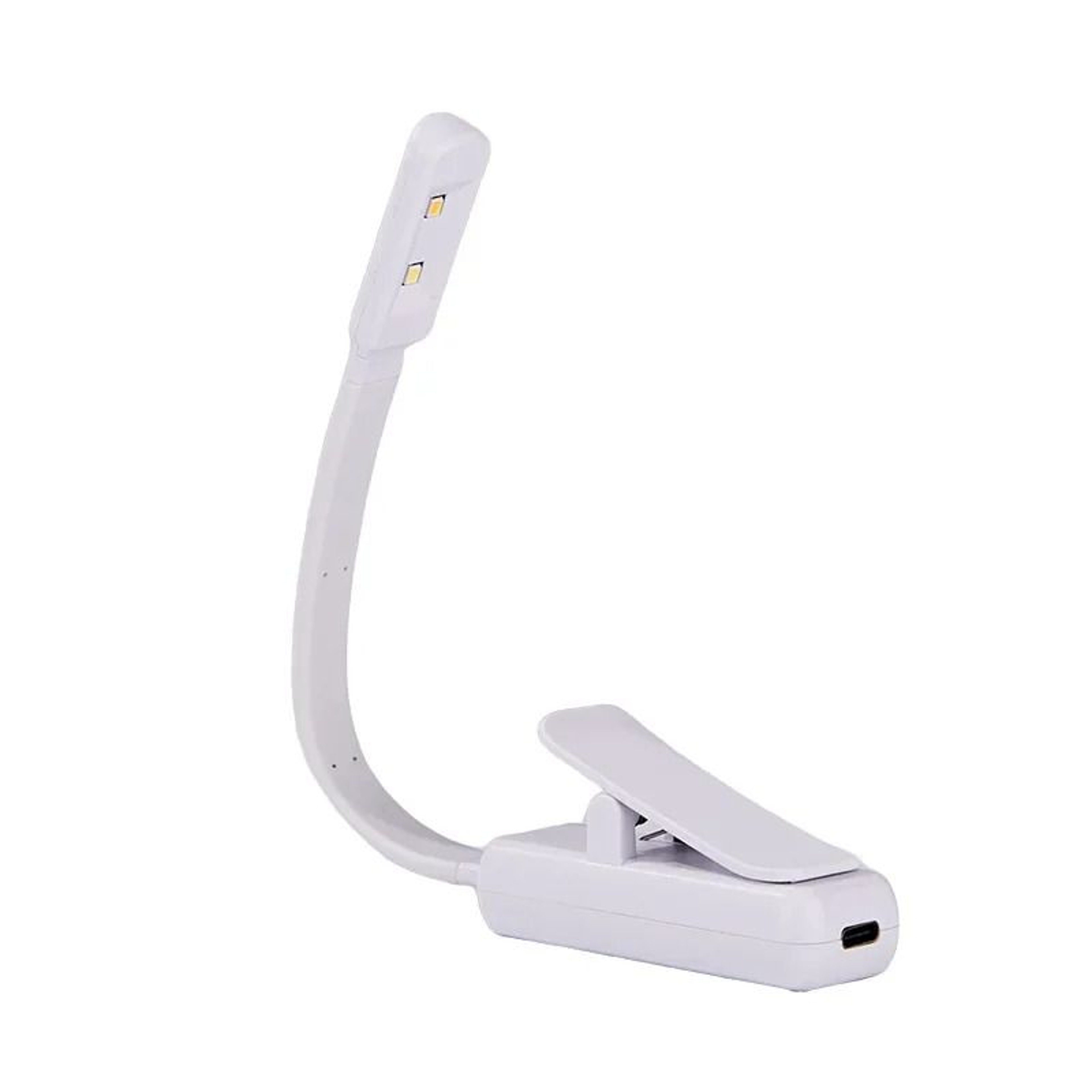 Portable LED ClipOn Reading Book Light  USB Rechargeable Travel  Study Lamp 7