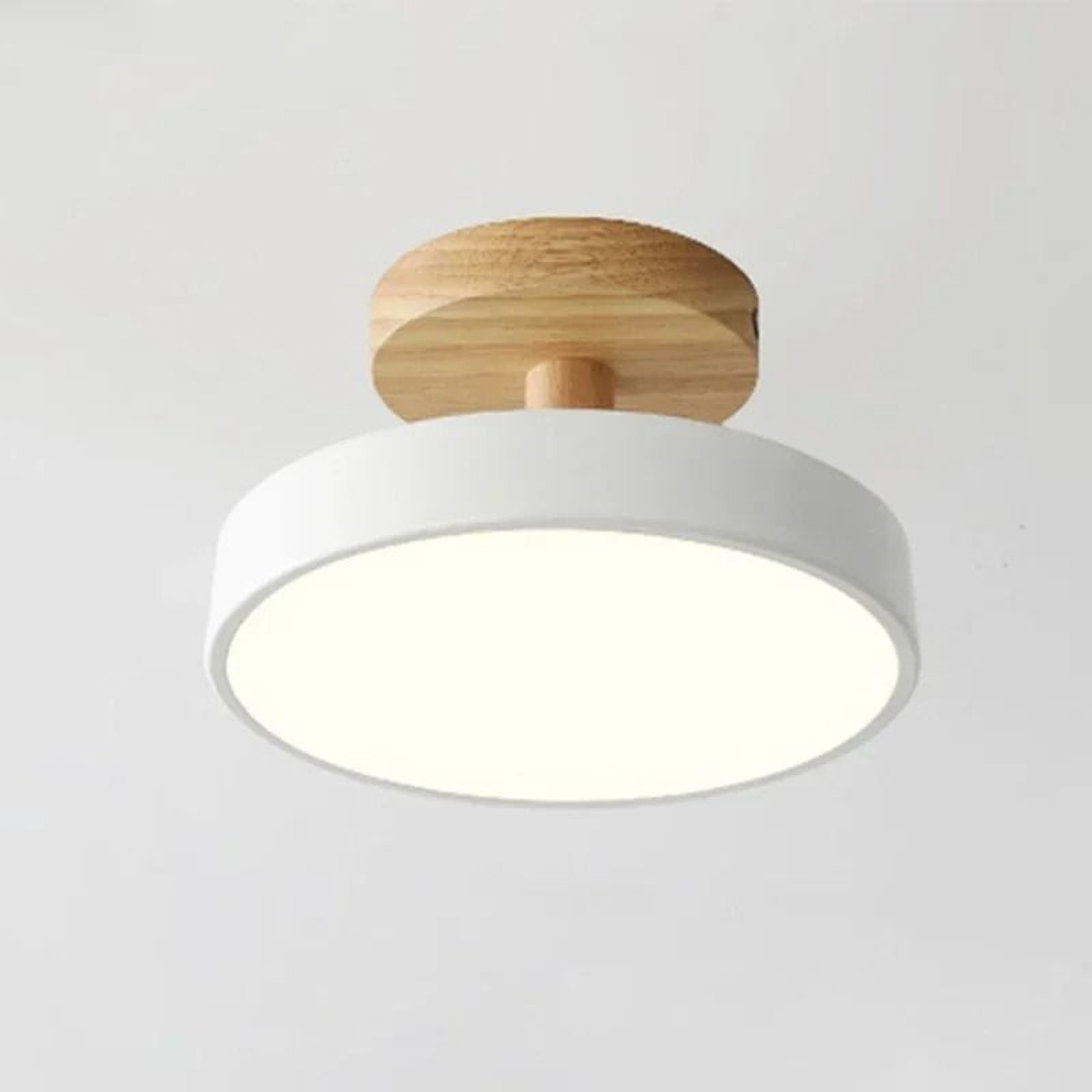 Modern Macaron LED Ceiling Light  Minimalist Flush Mount Chandelier For Aisle Corridor Foyer  Balco 6