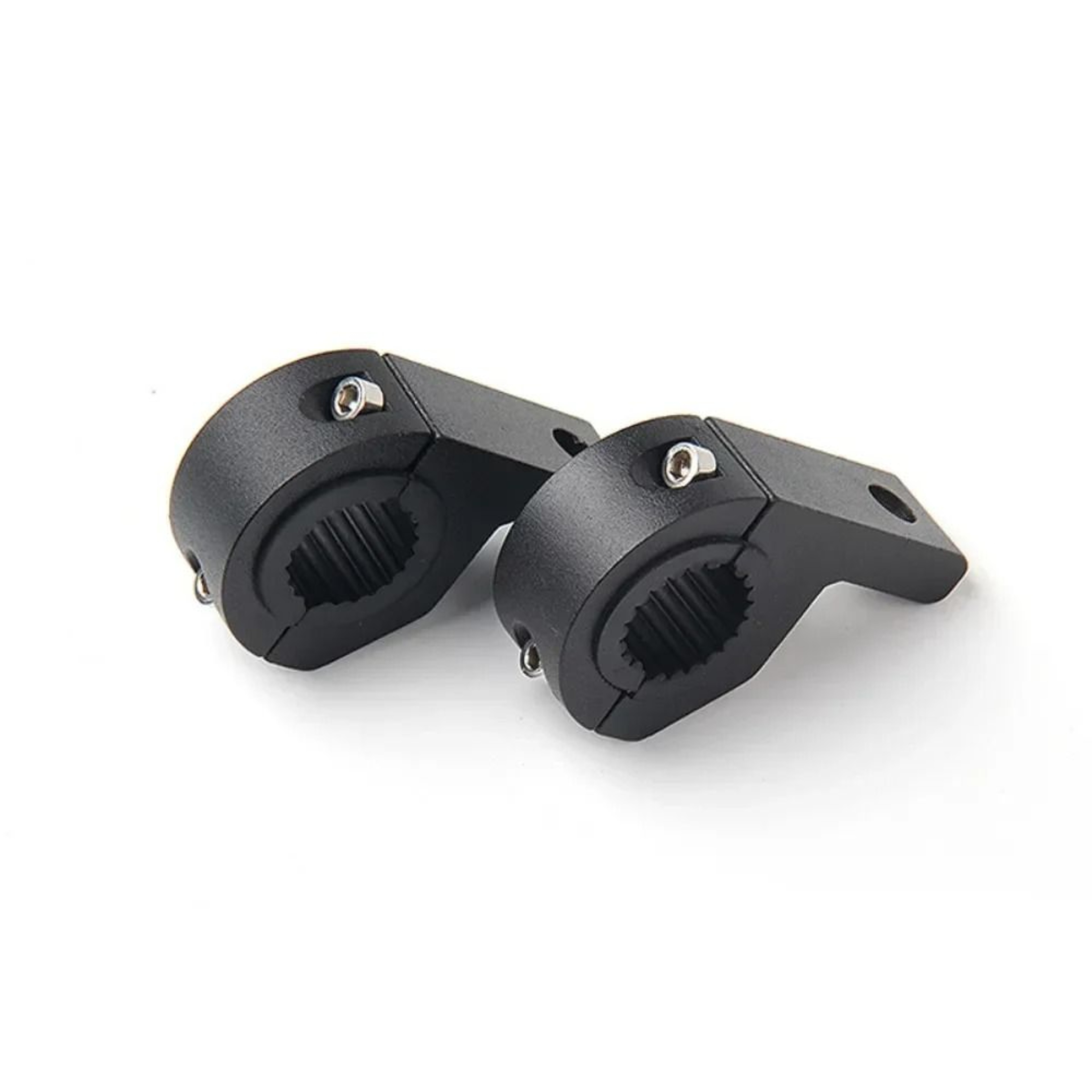 Adjustable 19mm26mm Motorcycle Headlight Bracket  HeavyDuty Fork Mount Spotlight Holder 6
