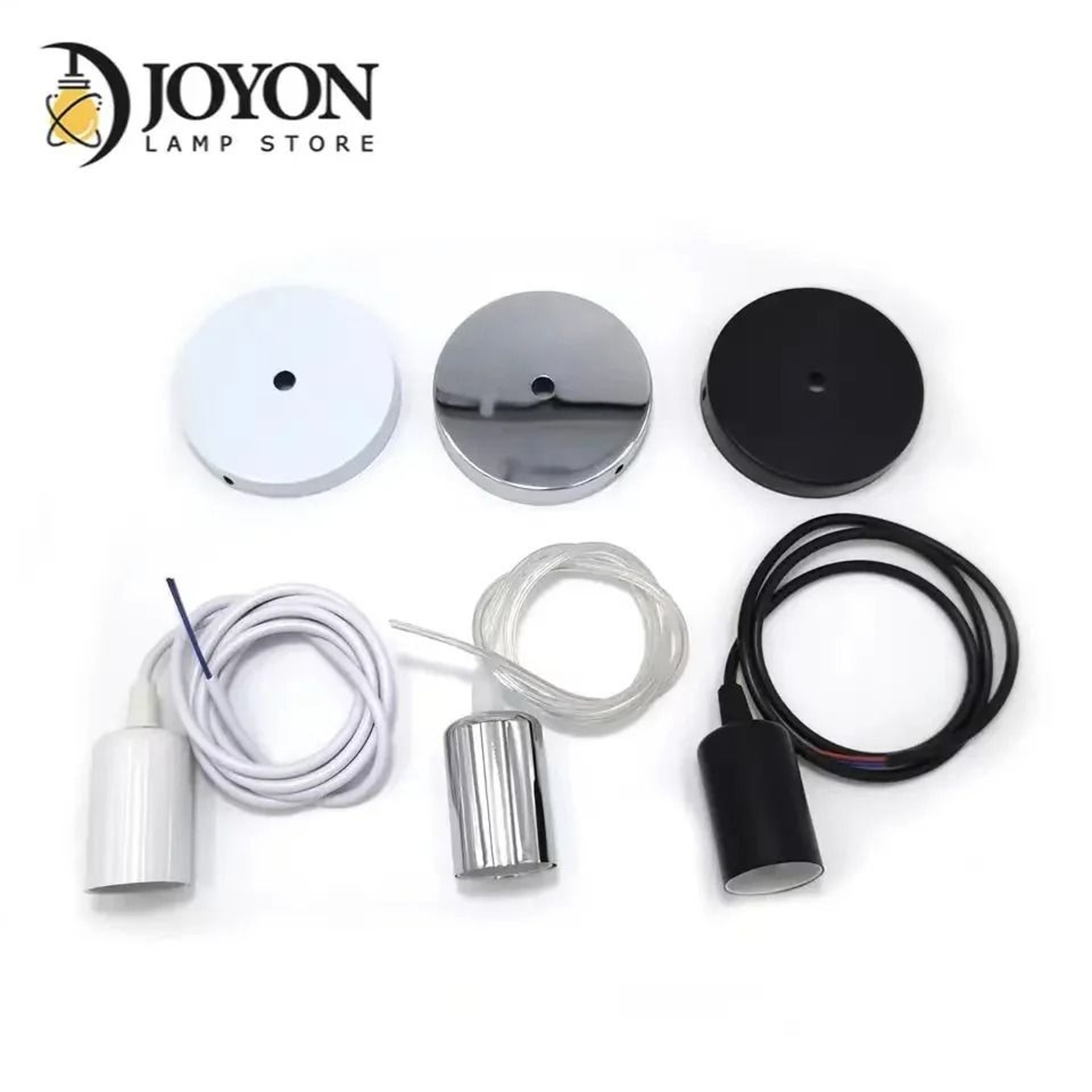 Retro E27 ScrewType Pendant Light Kit  05m Chandelier Socket Cord Set For DIY Hanging Fixtures 1
