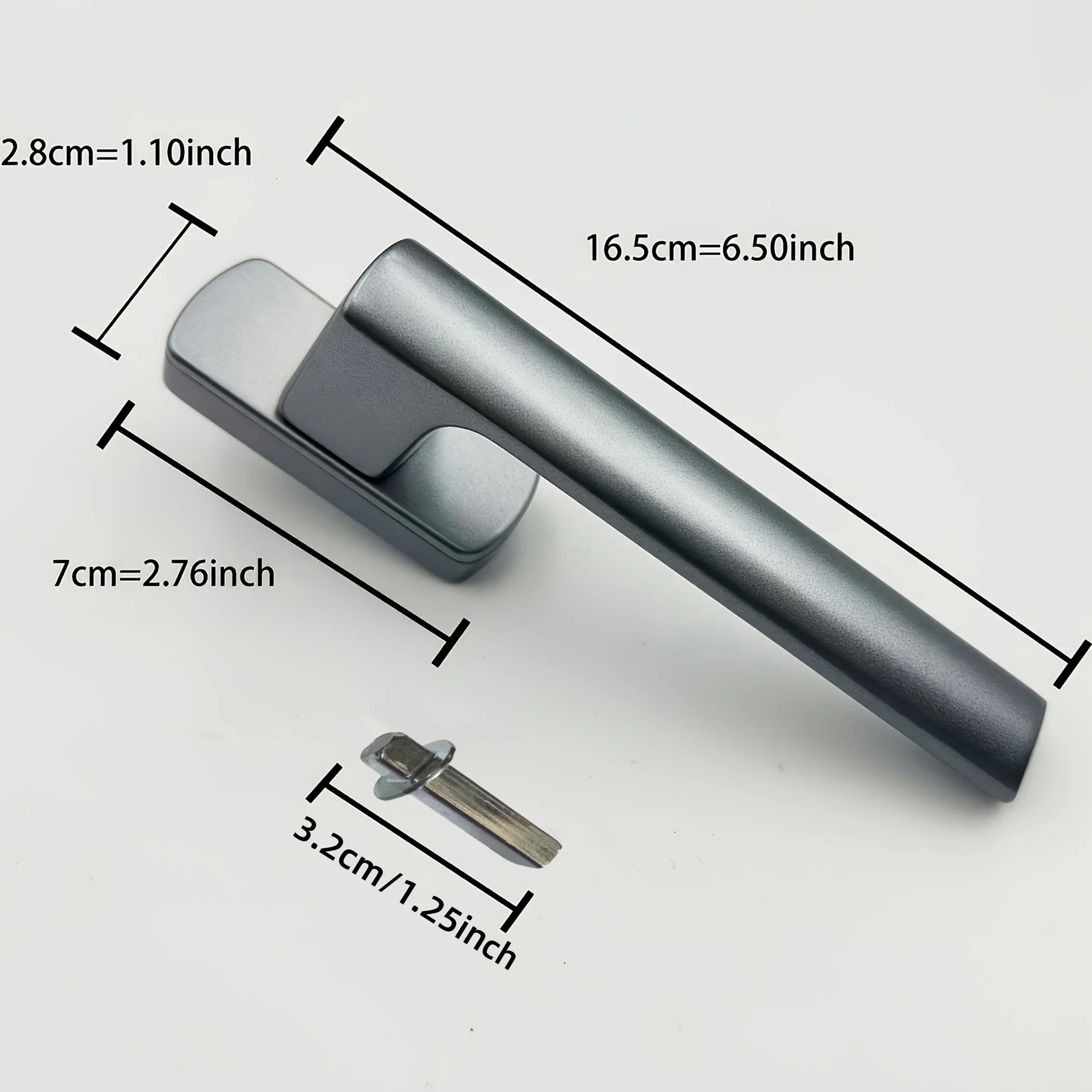 Universal Aluminum Alloy Casement Window Handle  Reversible InwardOpening Mechanical Locking Latch 7