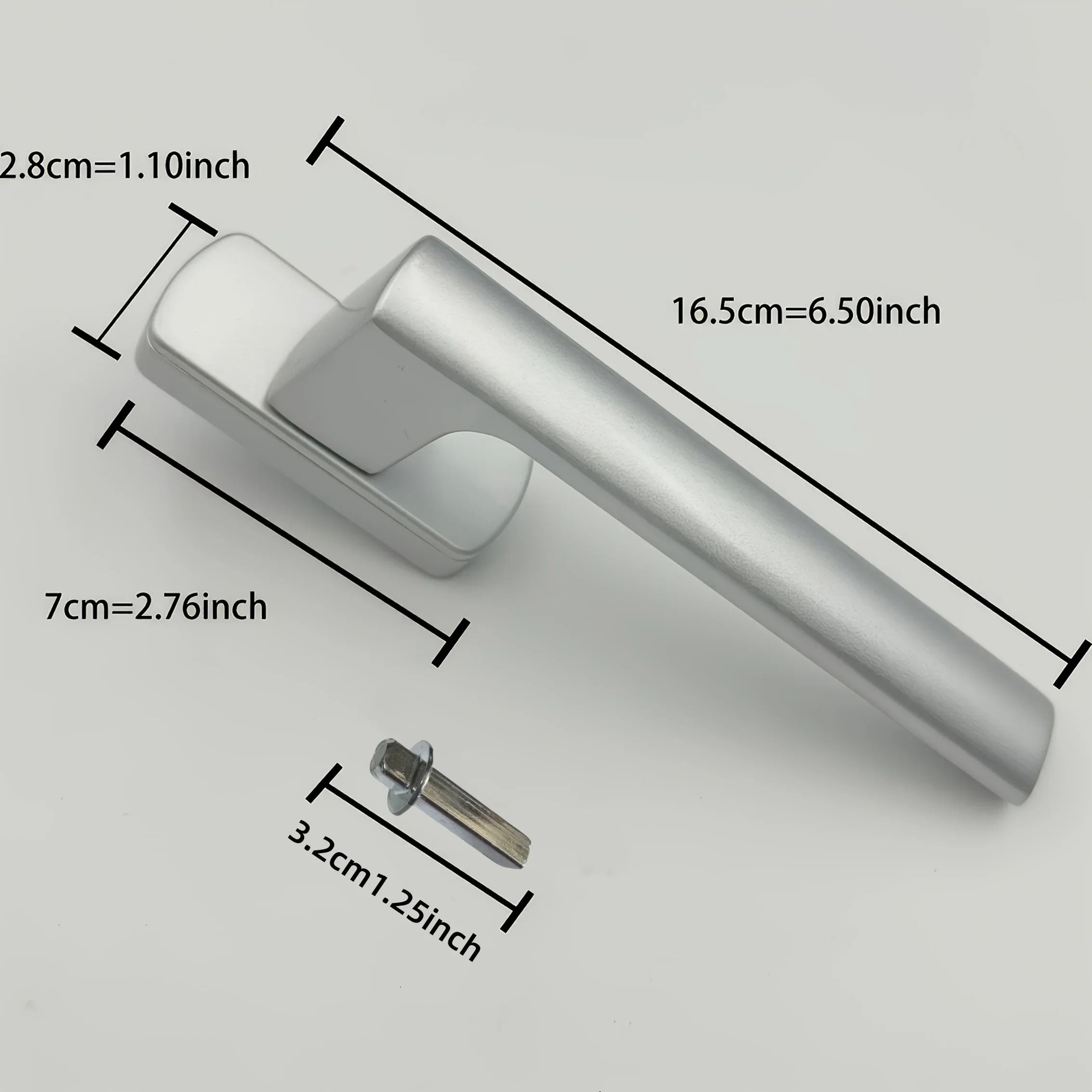 Universal Aluminum Alloy Casement Window Handle  Reversible InwardOpening Mechanical Locking Latch 8