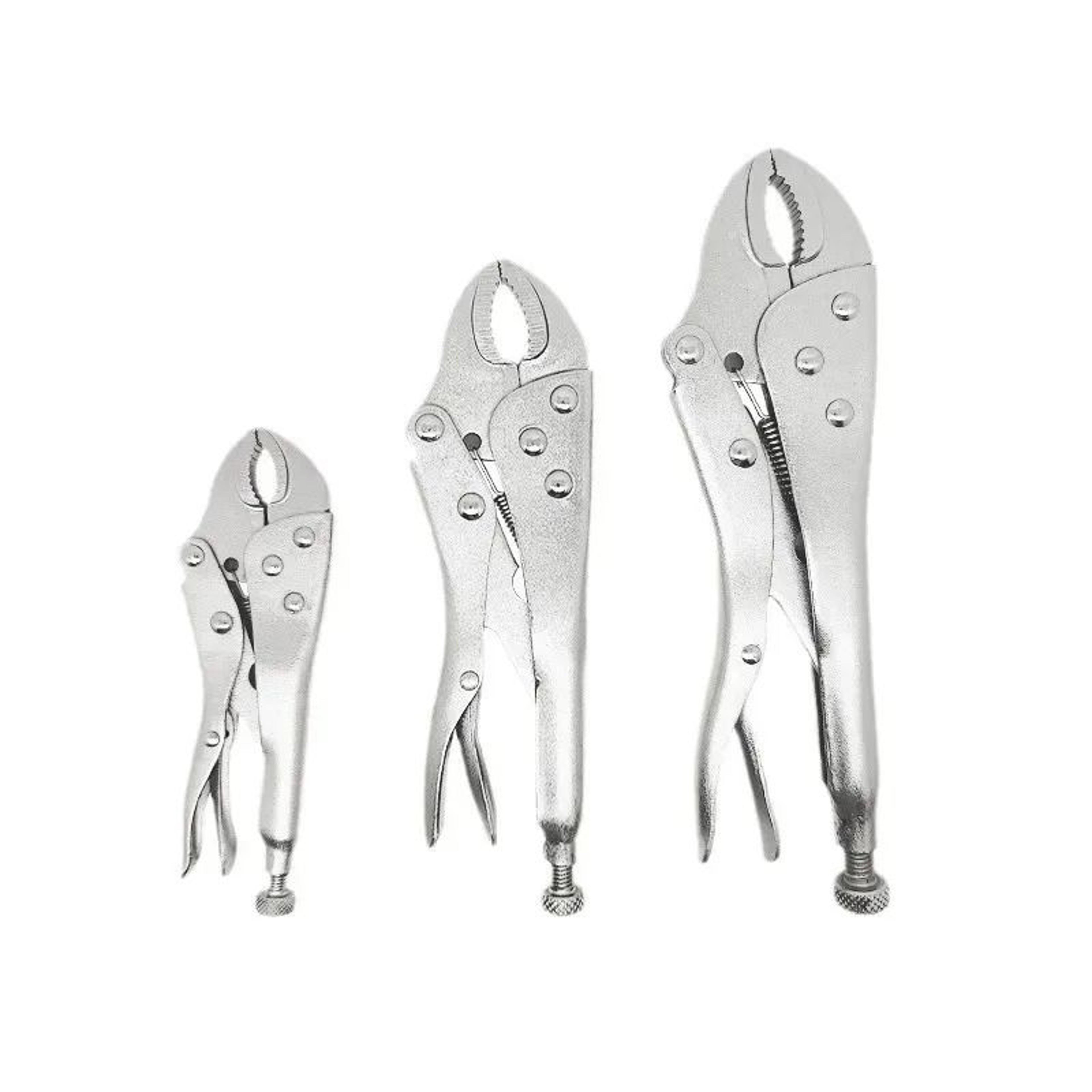 Curved Jaw HeavyDuty Locking Pliers  Industrial CType Pressure Clamp  Circular Mouth Force Wrench 0