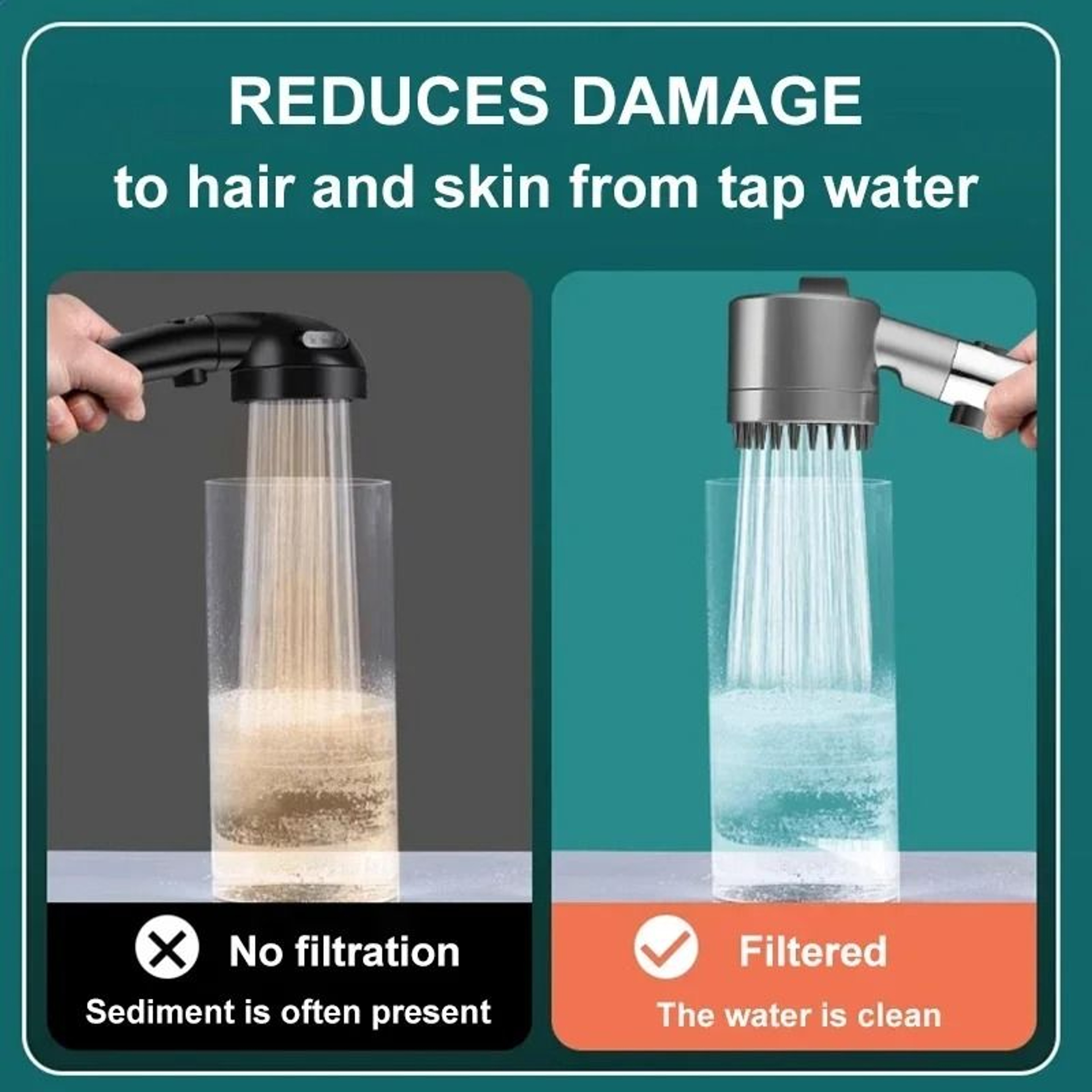 20Pack Handheld Showerhead Replacement Filter Cartridges  HighOutput Chlorine  Hard Water Purifier 5