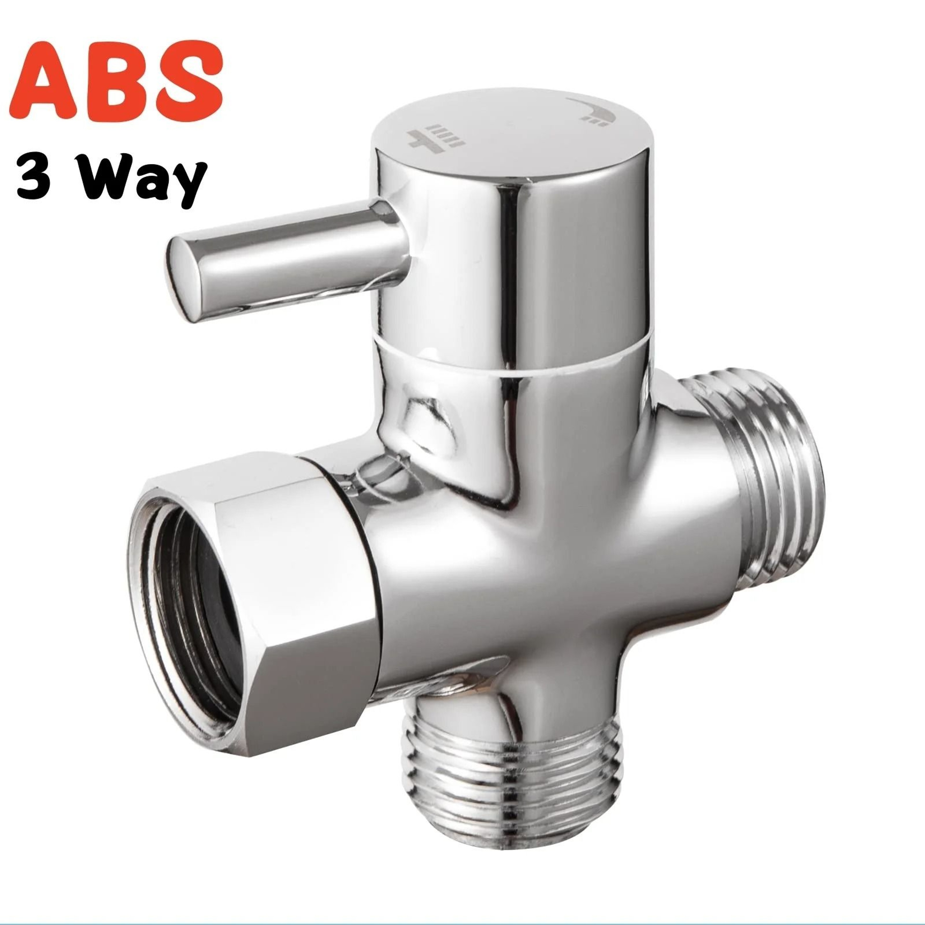 Adjustable 3Way Shower Head Diverter Valve  G12 TAdapter Switch Valve For Handheld  Fixed Showerhea 6