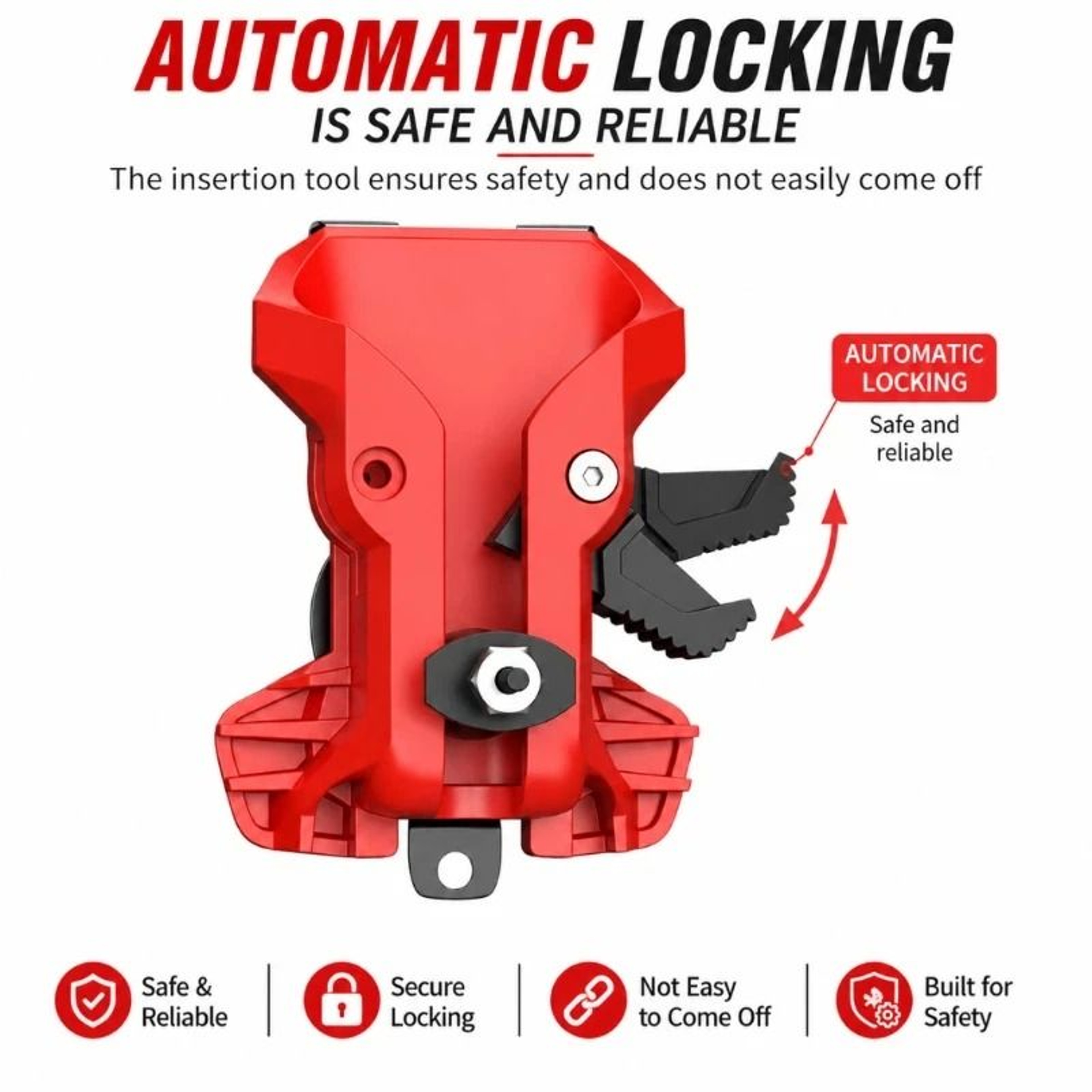 3Pack SelfLocking Drill Holder Belt Clips  QuickRelease Electric Tool Holster  Organizer 2