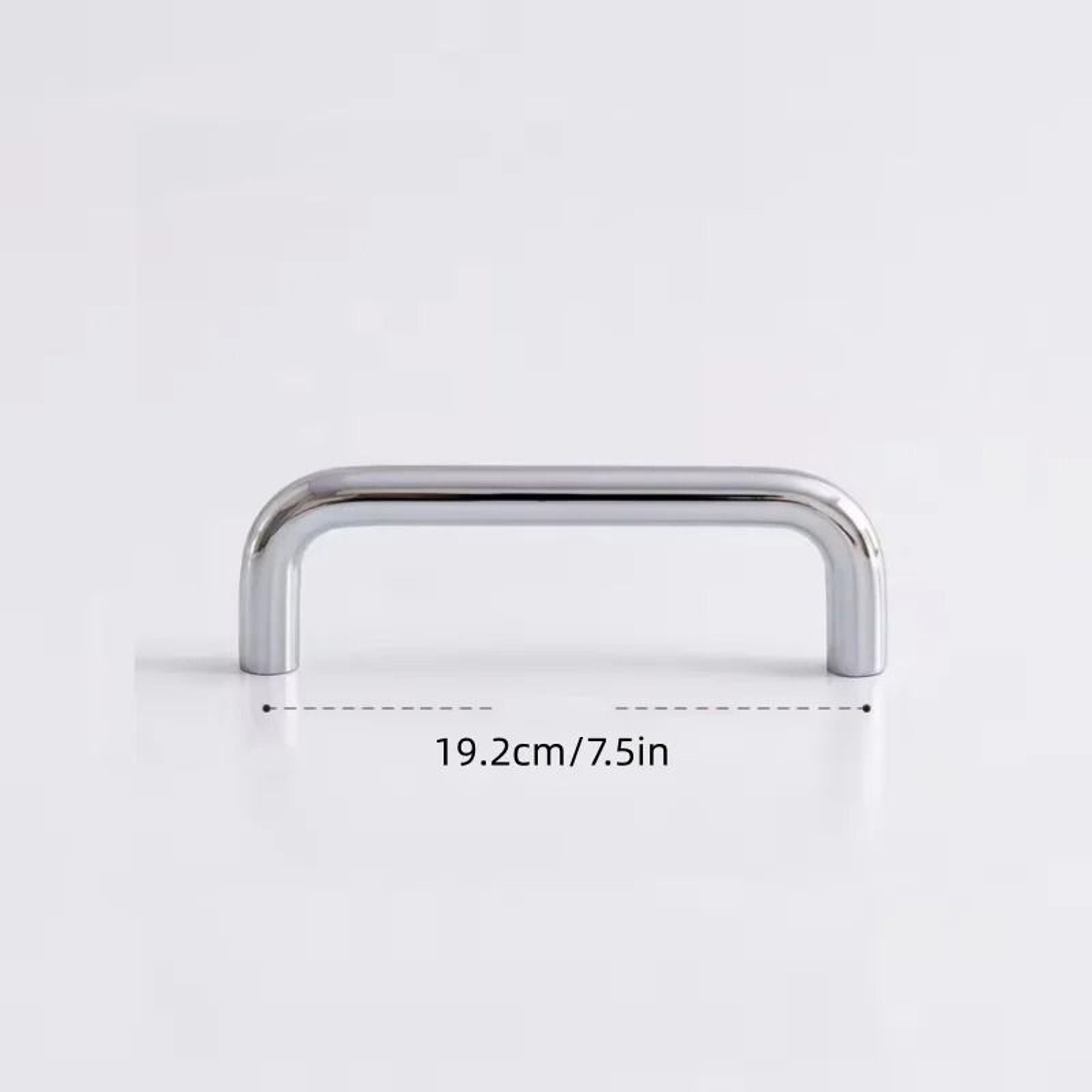 Solid Stainless Steel UType Cabinet Handles  Silver Wardrobe  Drawer Pull Knobs 64mm320mm 14