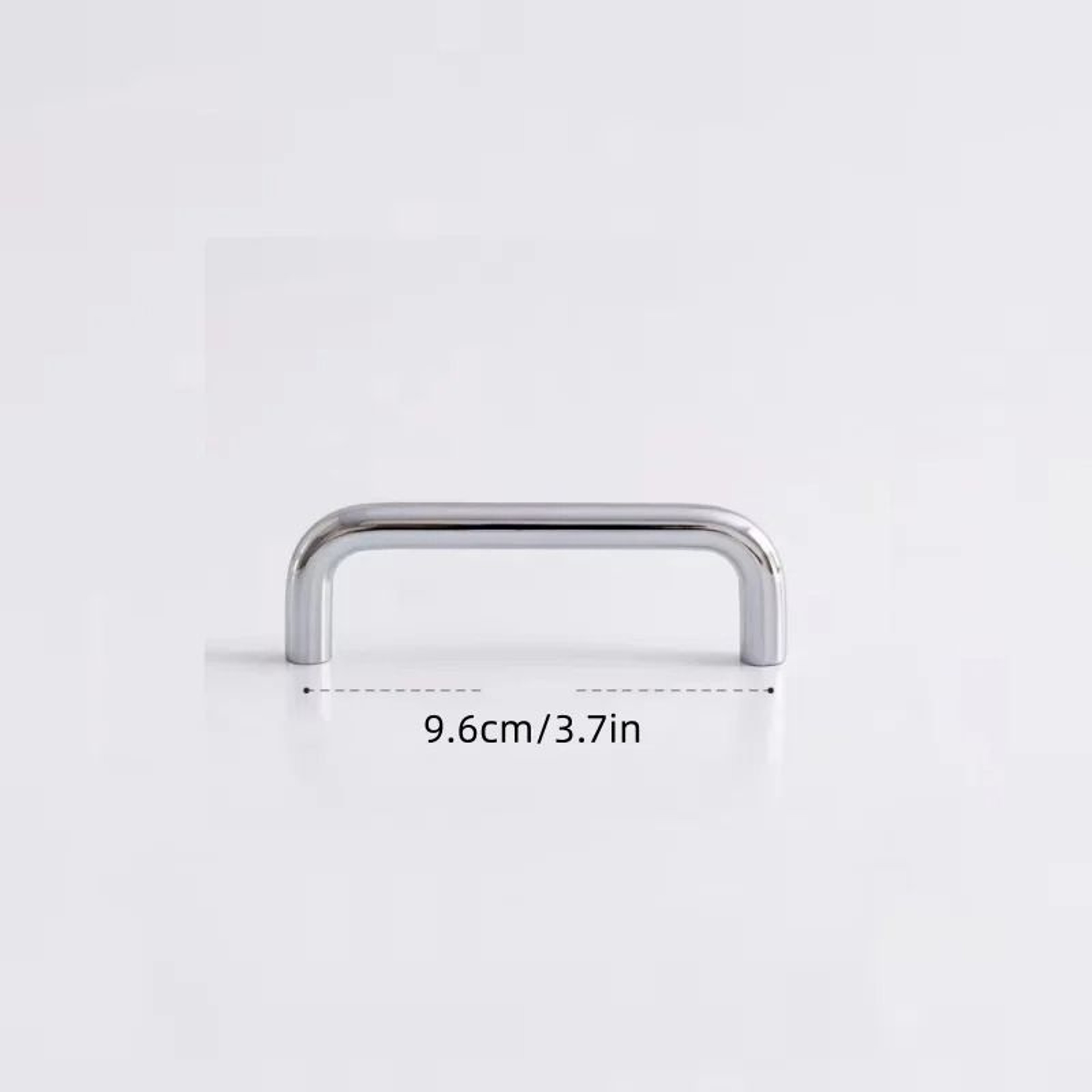 Solid Stainless Steel UType Cabinet Handles  Silver Wardrobe  Drawer Pull Knobs 64mm320mm 8