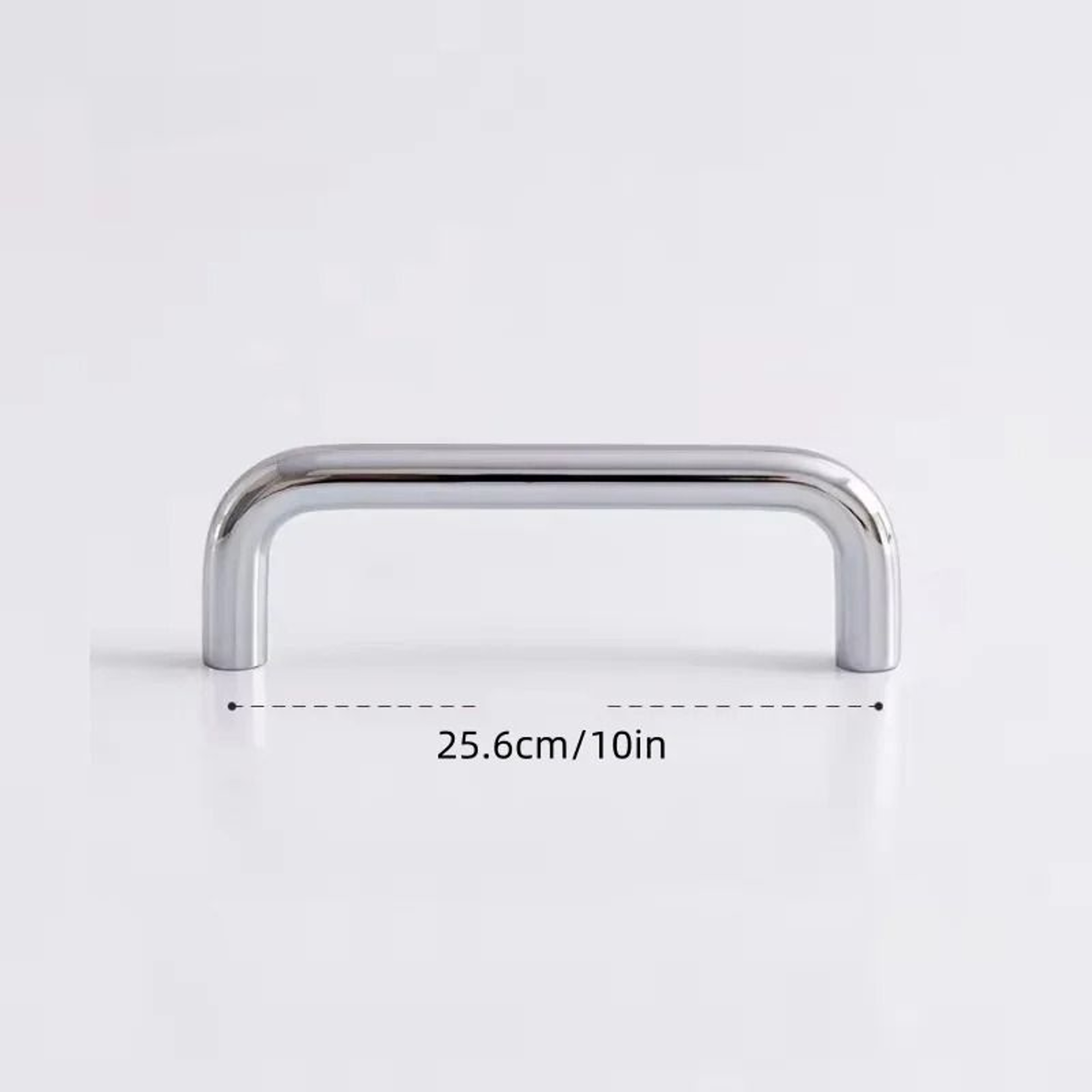 Solid Stainless Steel UType Cabinet Handles  Silver Wardrobe  Drawer Pull Knobs 64mm320mm 11