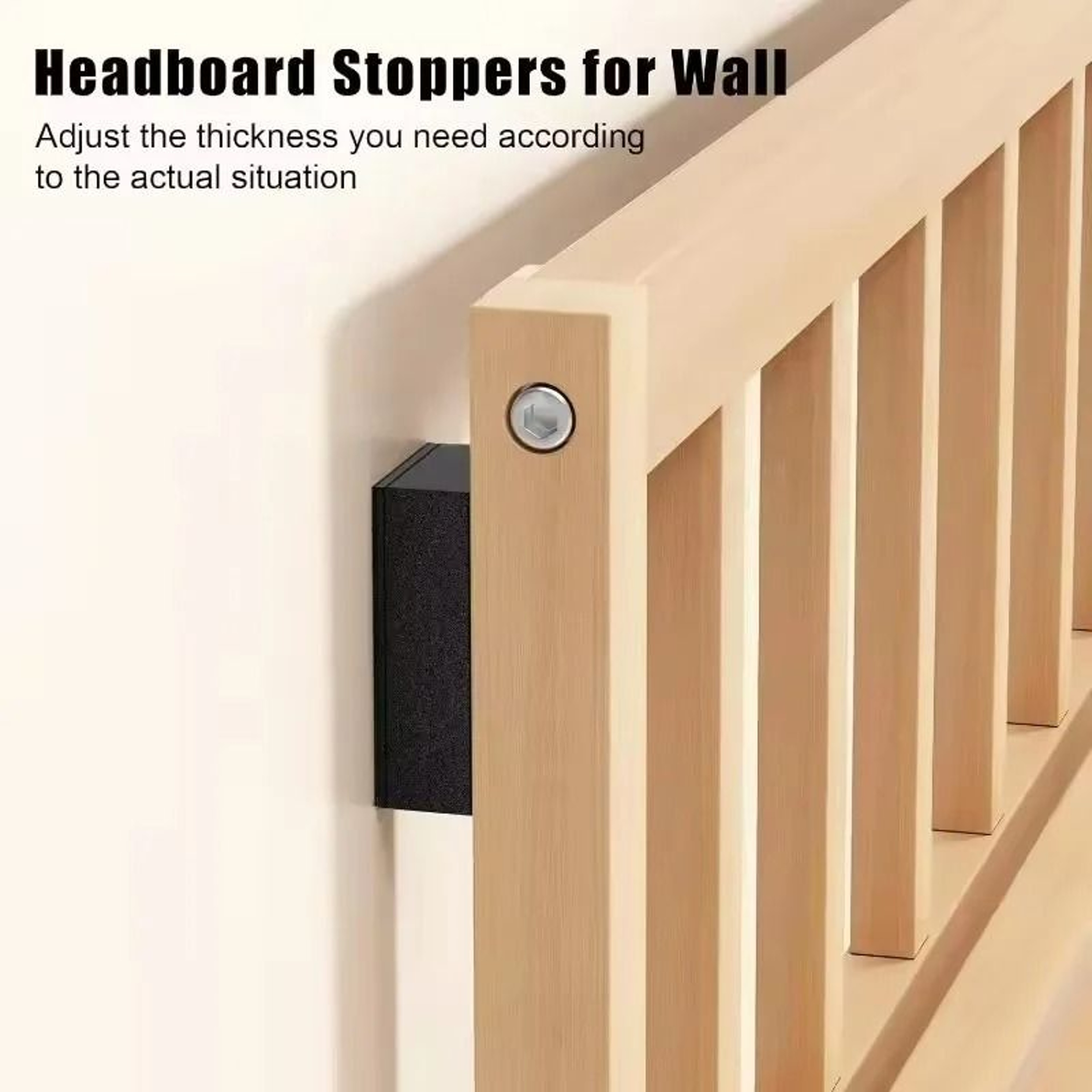20Pack SelfAdhesive Headboard Stoppers  Wall Protectors  AntiShake EVA Foam Bed Frame Stabilizers 4