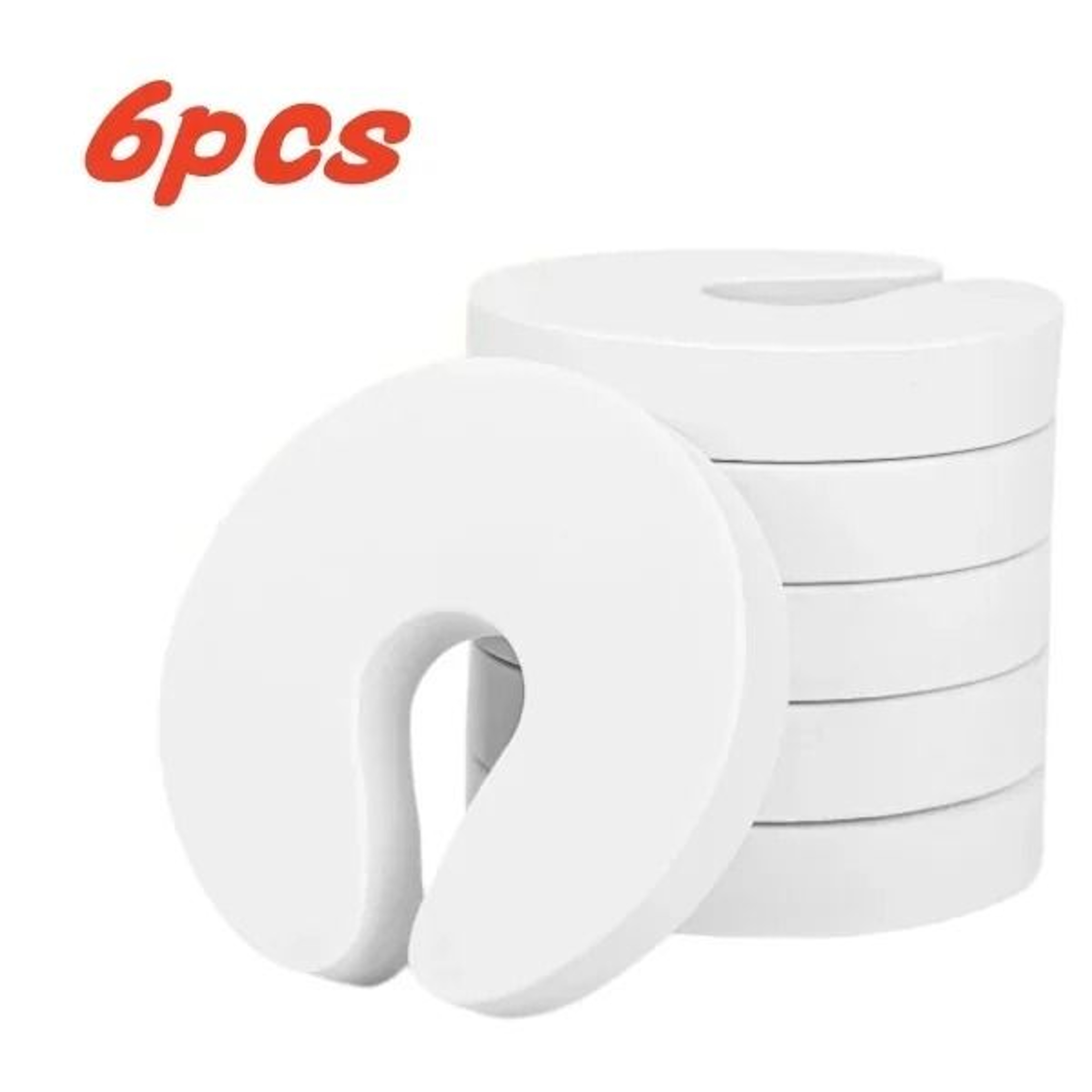 6Pack Foam Door Pinch Guards  BabyProofing Door Slam Stoppers  Finger Protectors 6