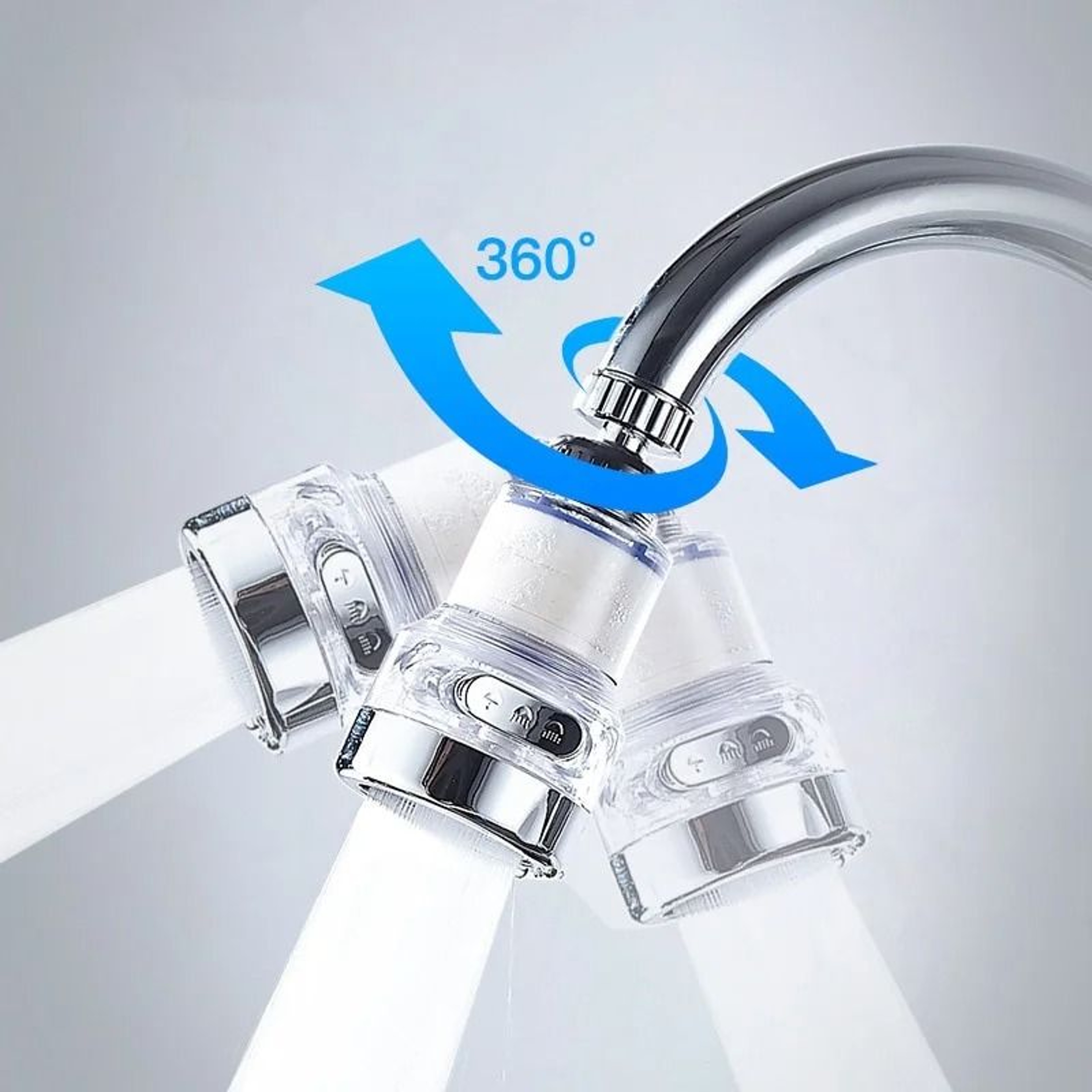 3Mode 360 Rotating Faucet Water Purifier Filter  Universal Tap Aerator With PP Cotton Filtration 2