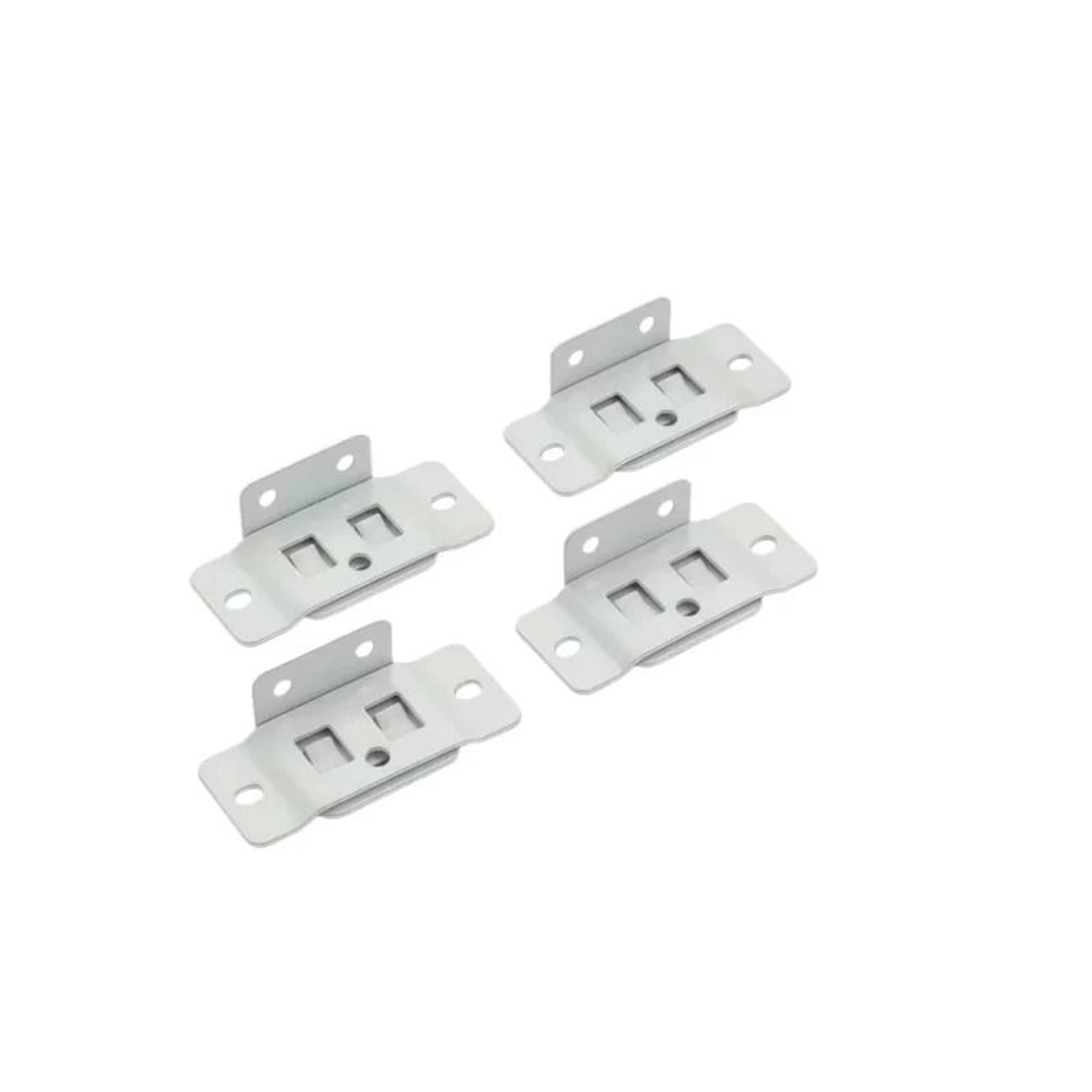 48 Pairs 2In1 Metal Fixing Buckle Inserts  LShaped 90Degree QuickFitting Shelf  Cabinet Brackets 9