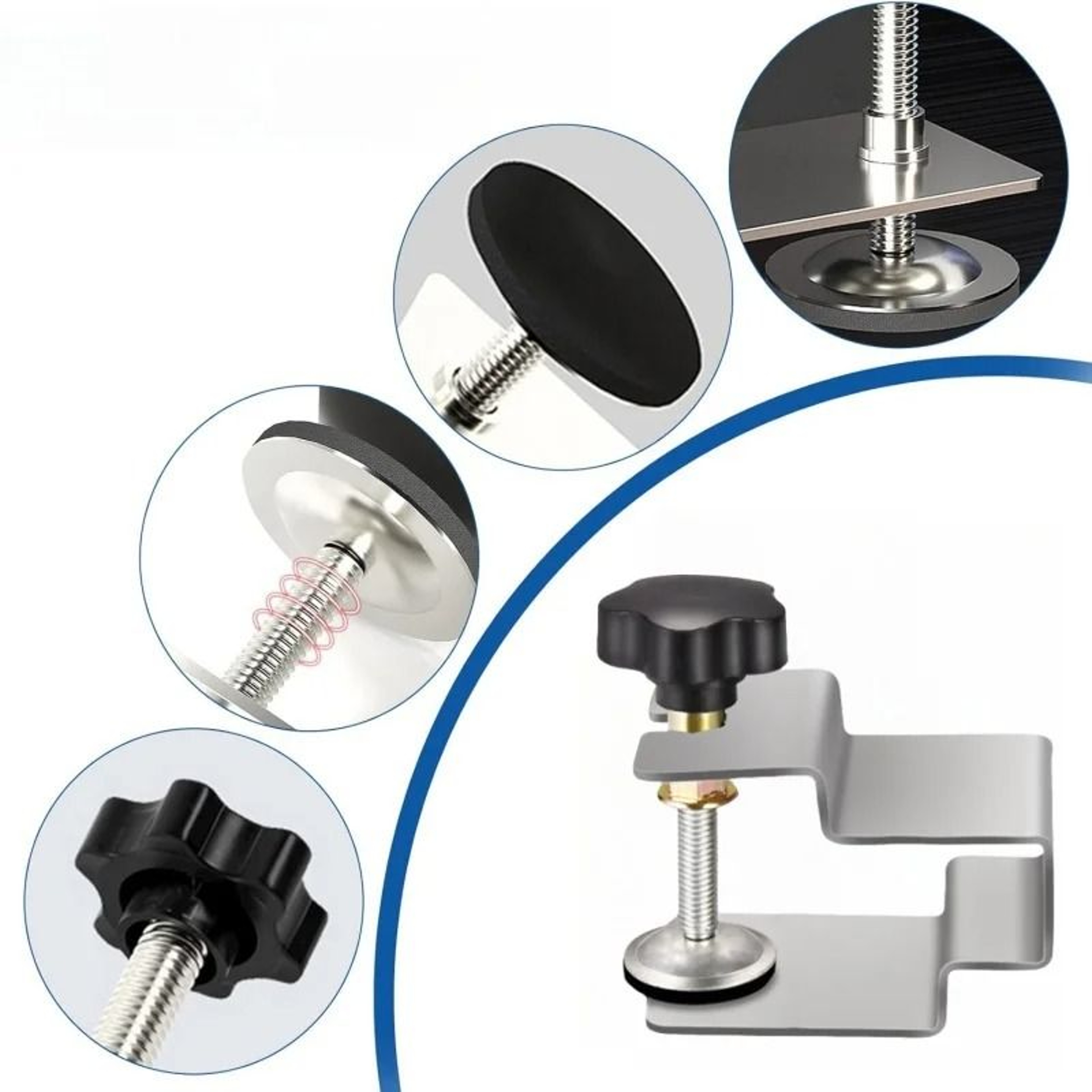 Steel Drawer Front Installation Clamps  HeavyDuty Woodworking Jig  Cabinetry Panel Clips 4