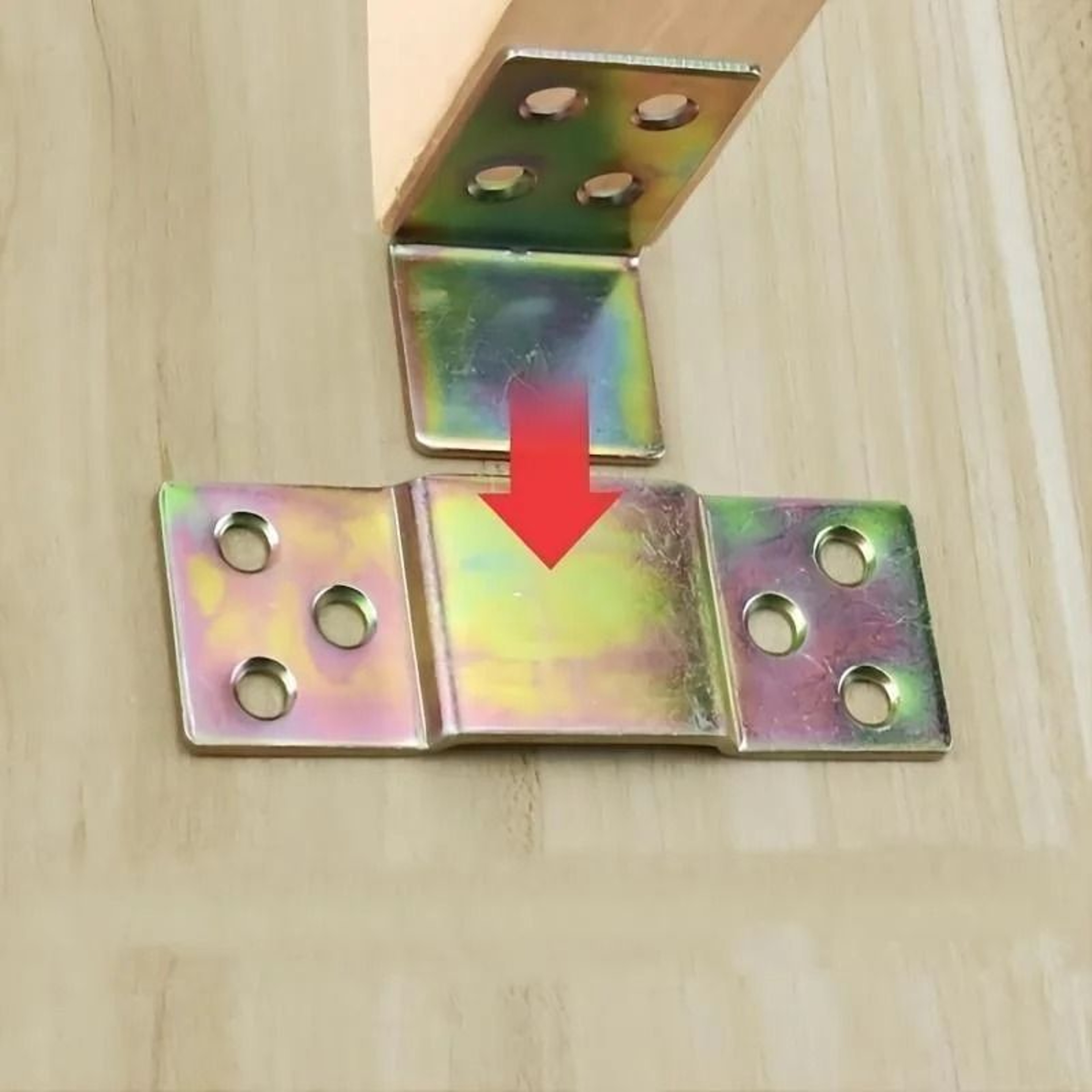 2610 Sets Metal Bed Frame Corner Brackets  HeavyDuty Wooden Frame Hook  Buckle Support Connectors 1