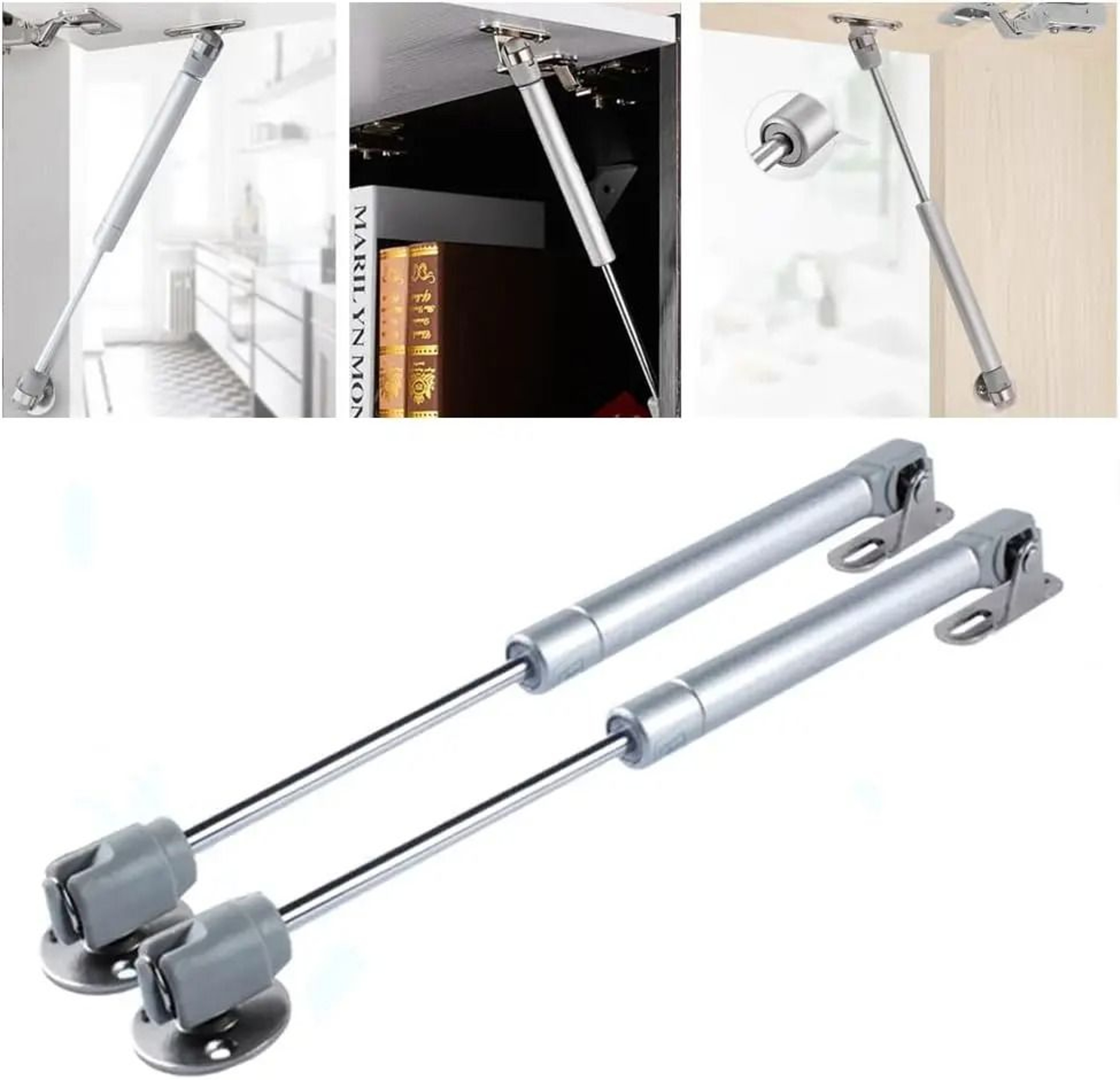 4Pack Cabinet Door Gas Struts 620KG  HeavyDuty Hydraulic Lift Springs  Cupboard Lid Supports 3