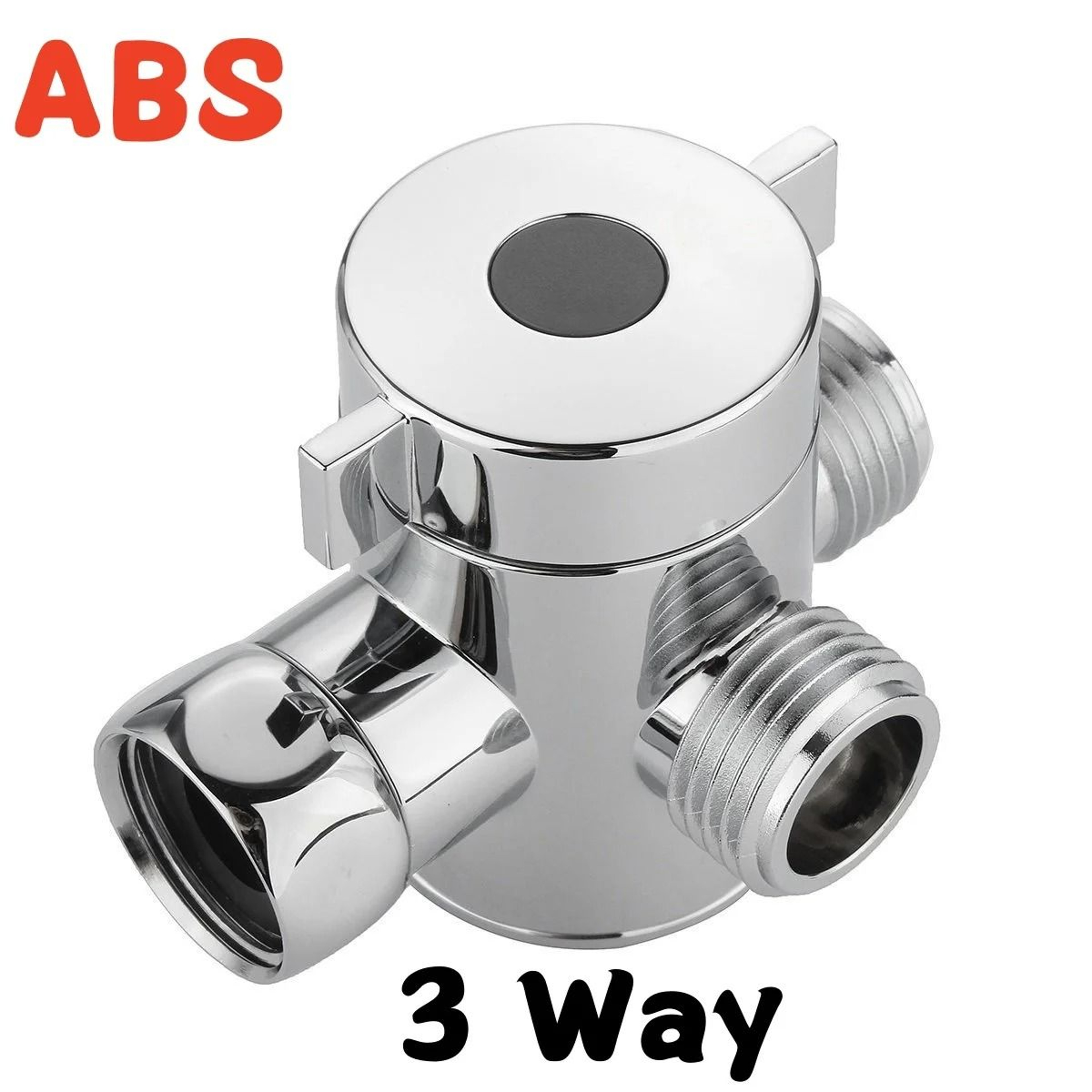 3Way Diverter Valve G12 Shower Tee Adapter  Adjustable Faucet Switcher For Bathroom  Toilet 6