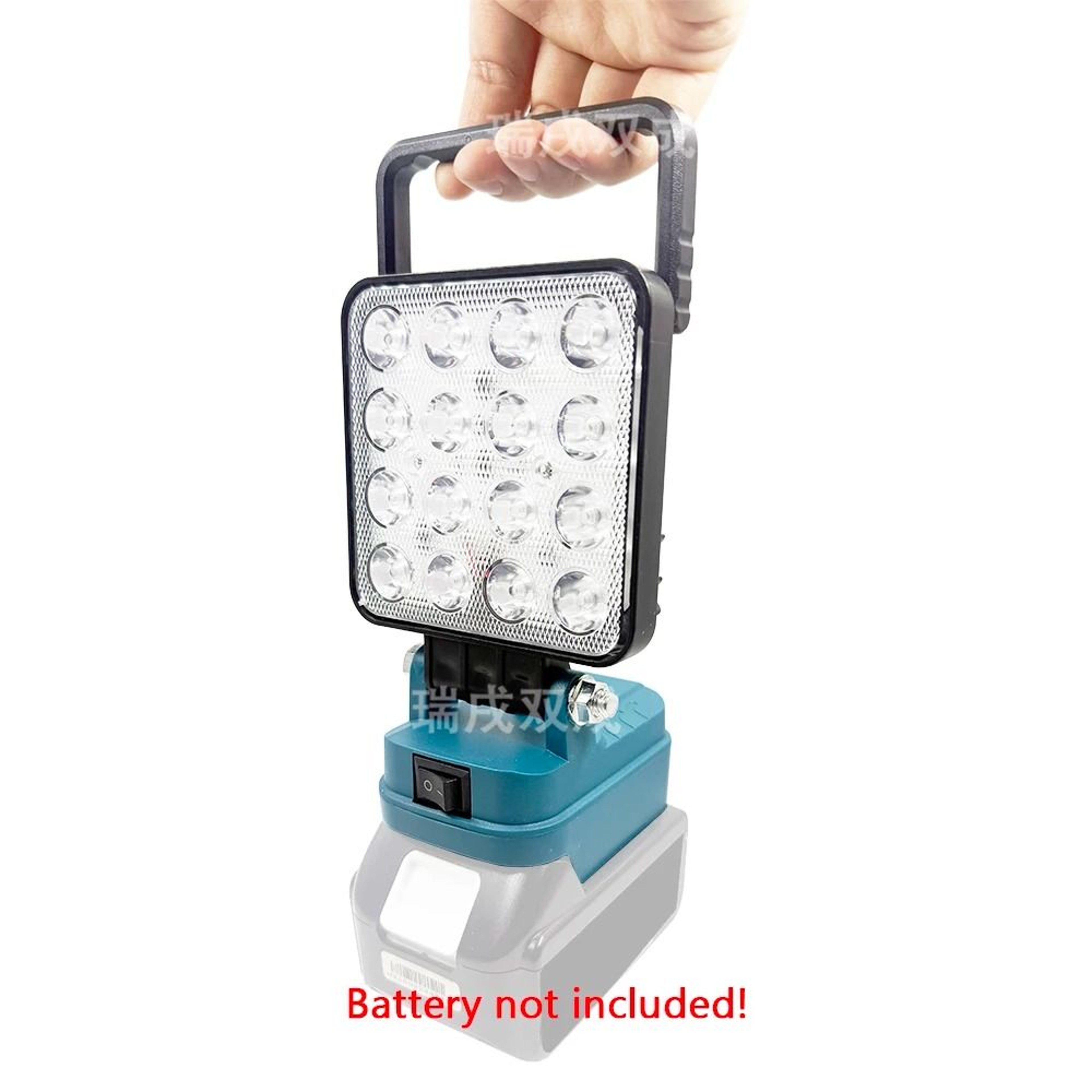 Handheld LED Work Light  Dual USB Power Bank Charger Adapter For Makita 18V Lithium Batteries 5