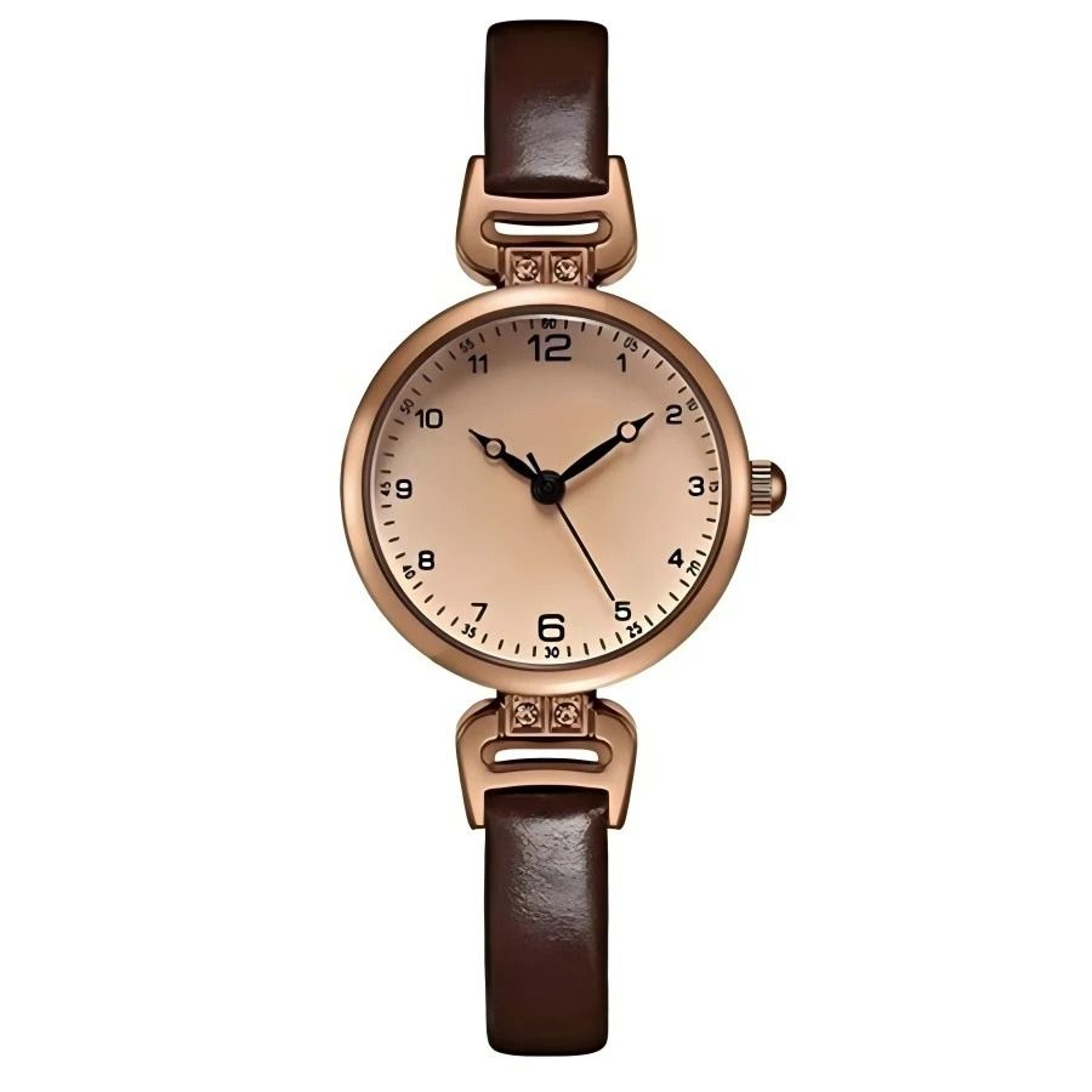 Fashion Minimalist Quartz Watch With Soft Leather Strap For Women 6