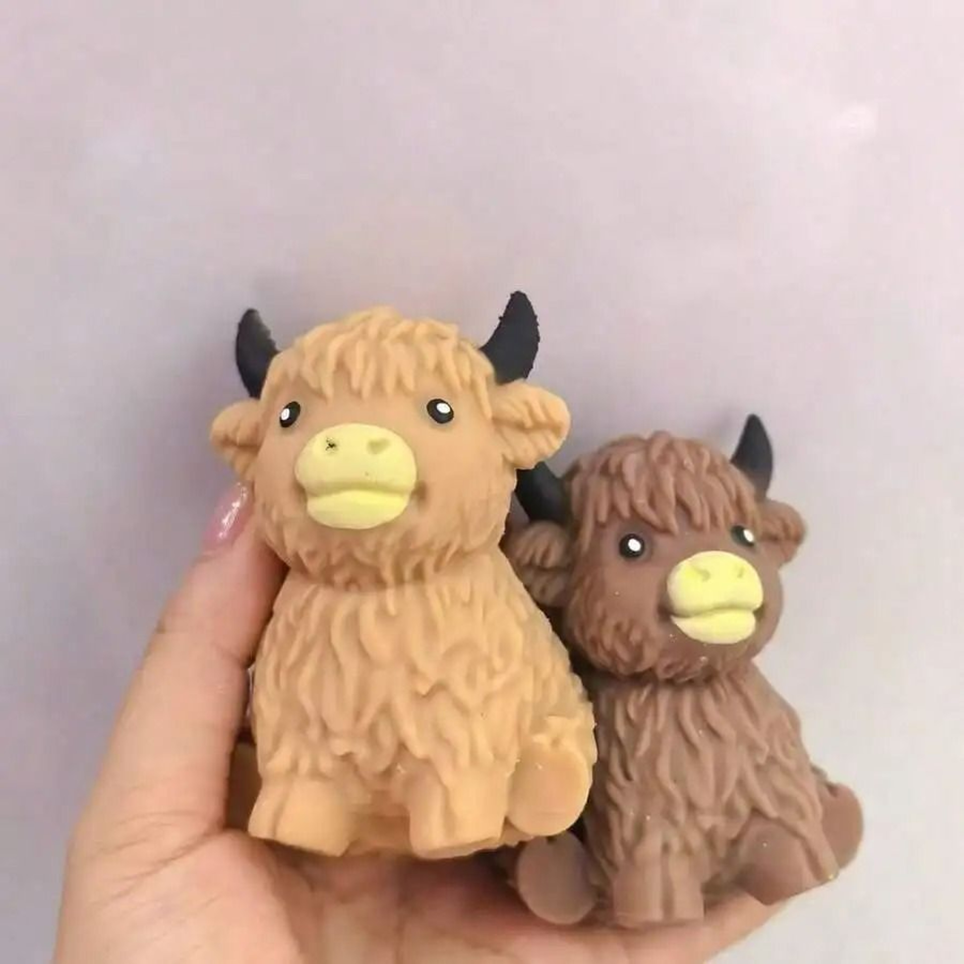 Scottish Highland Cow Sensory Stress Relief Toy Slow Rebound Squeeze Gift 5