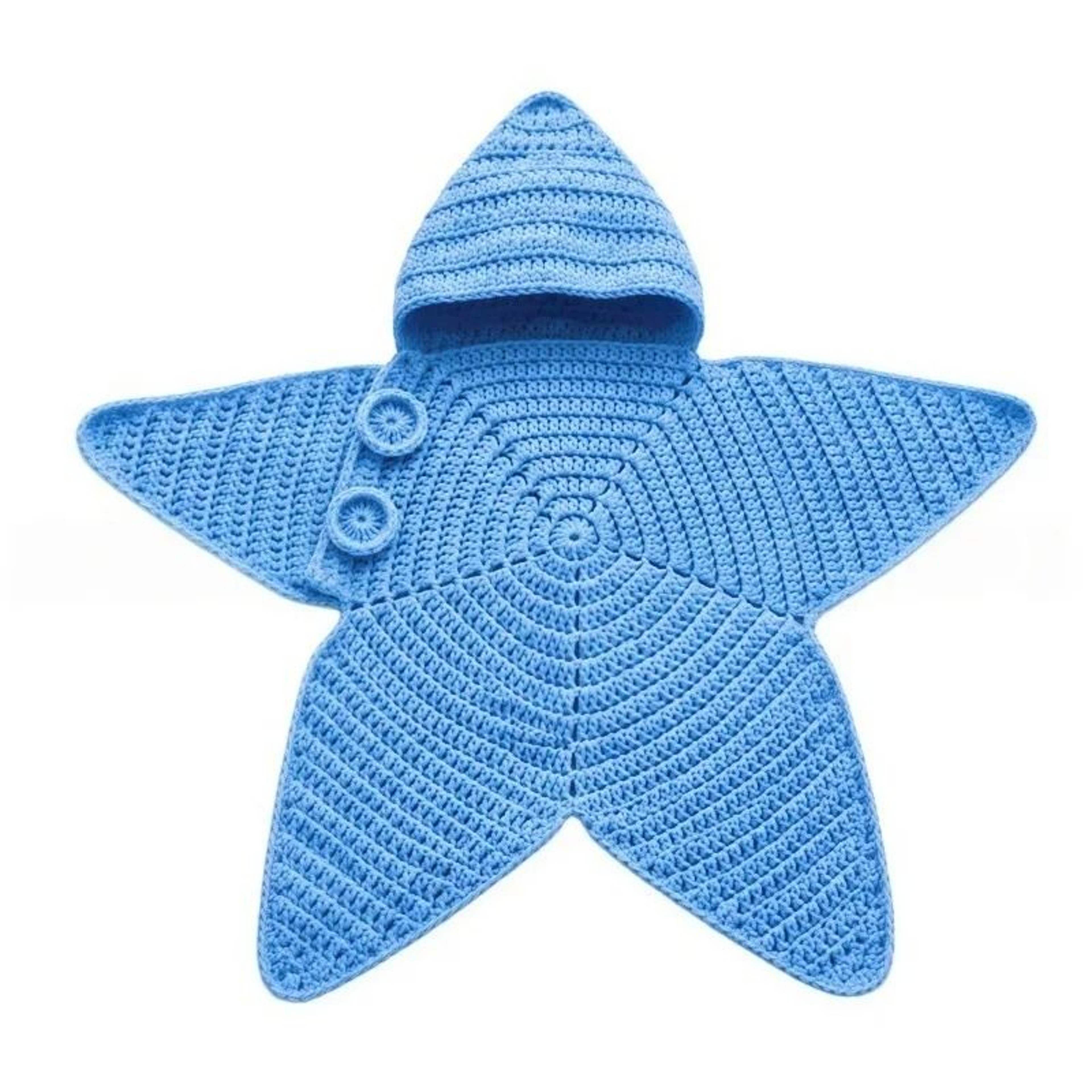 Cute Cartoon Hand Crocheted Starfish Baby Romper Knitted Jumpsuit 6