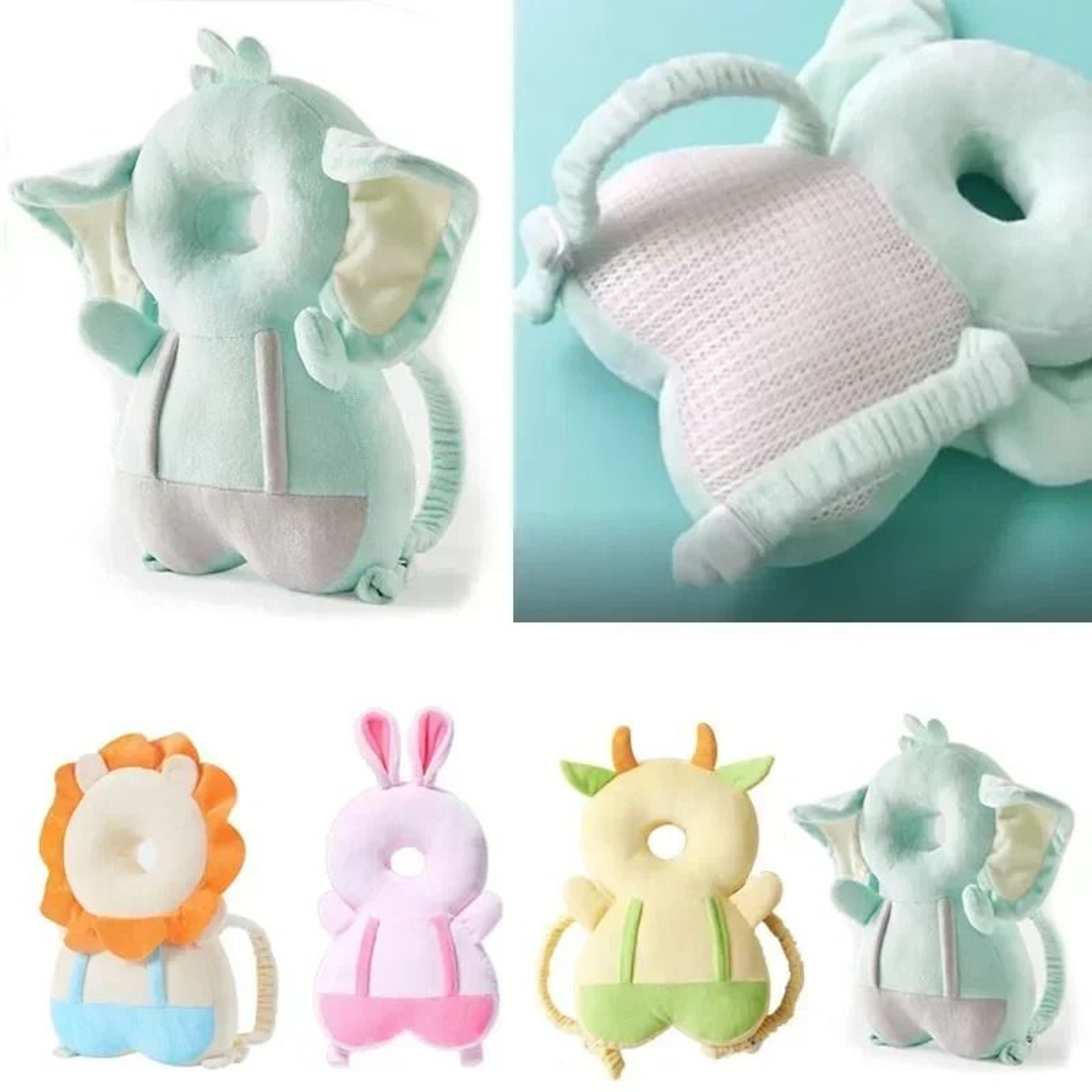 Toddler Baby Head Protector Safety Pad Cushion Back Protection Backpack 4