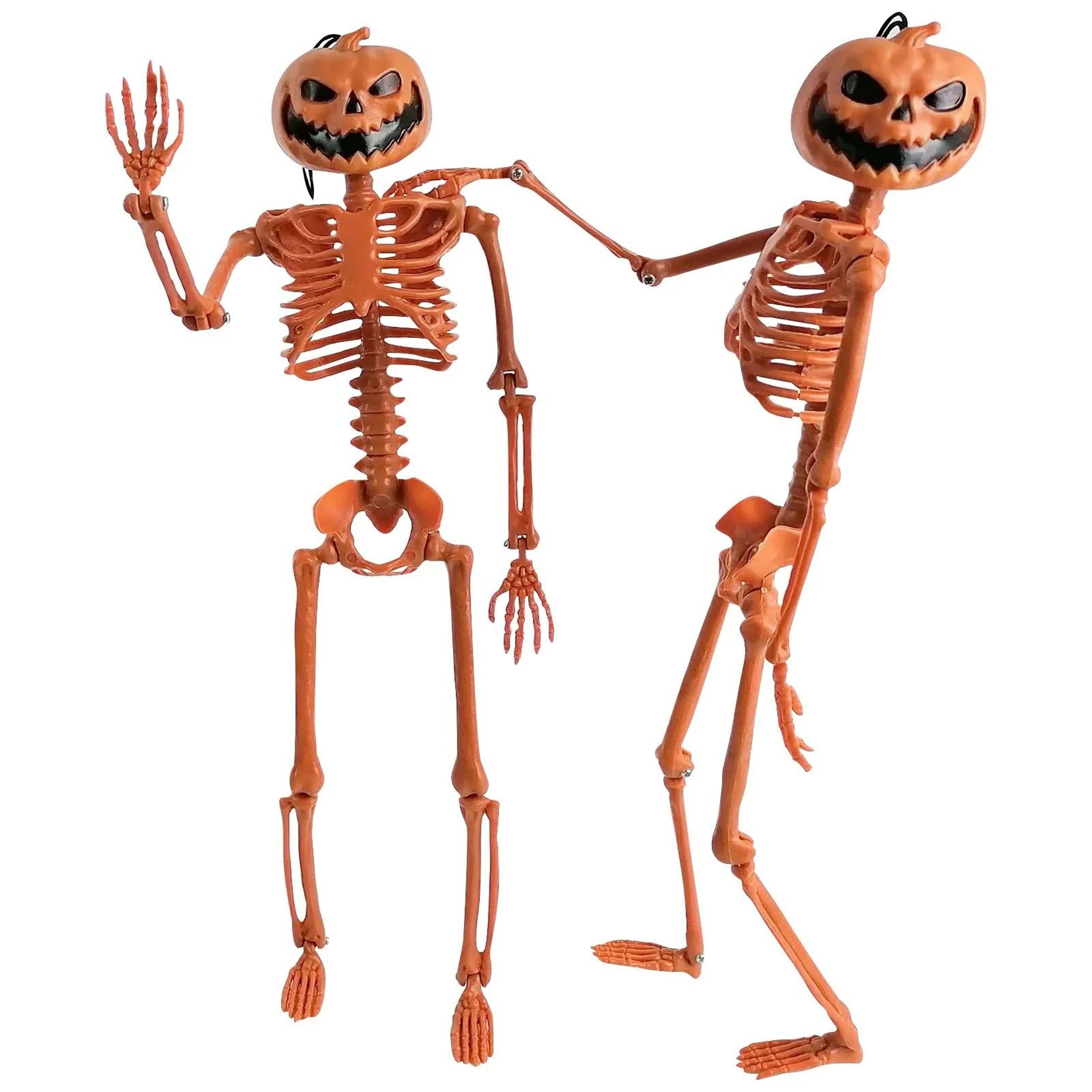 Halloween LifeSize Skeleton Hanging Prop Poseable Movable Joints Haunted House Decor 5