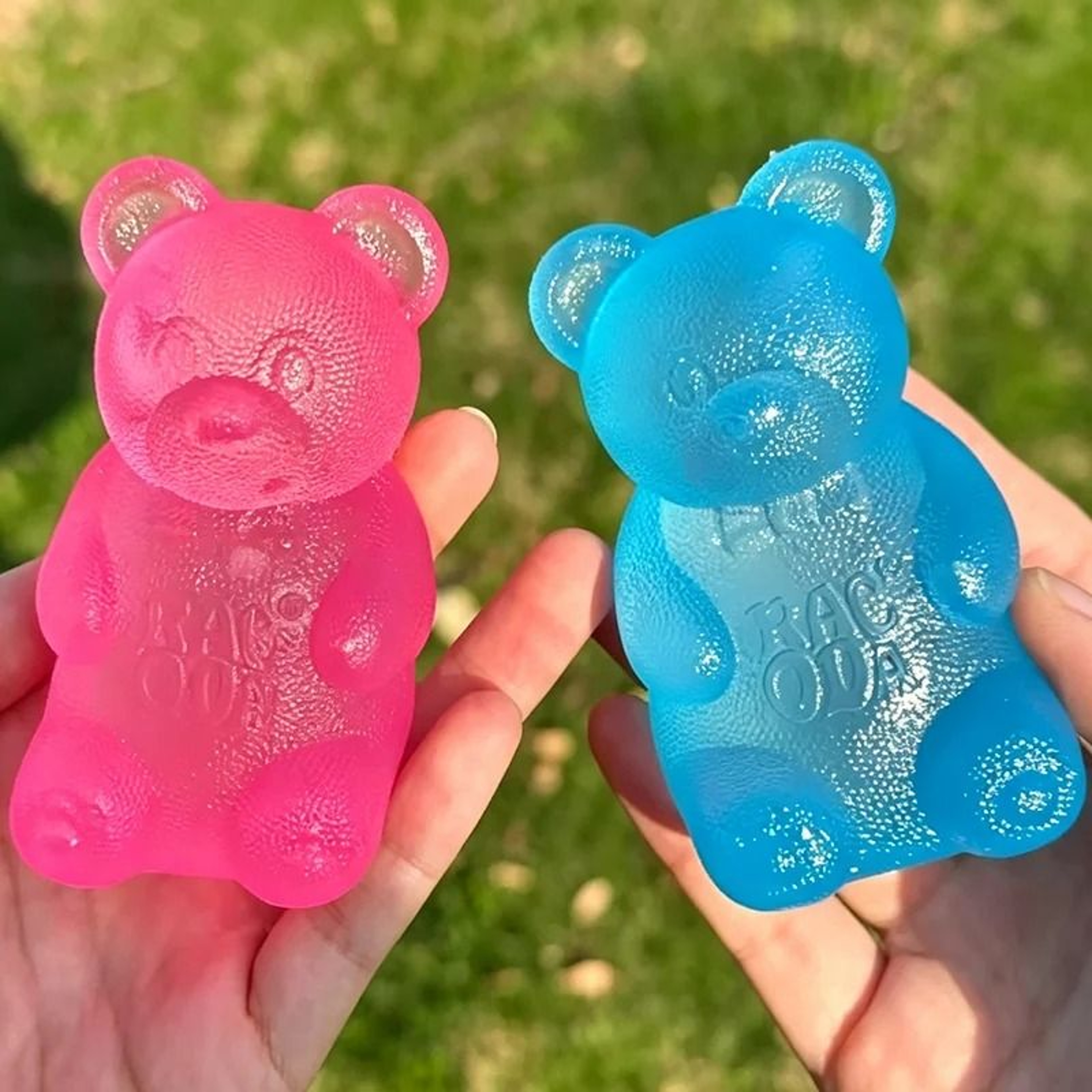 Cute Bear Maltose Dough Squeeze Toy Colorful Sensory Fidget Desk Decoration 3
