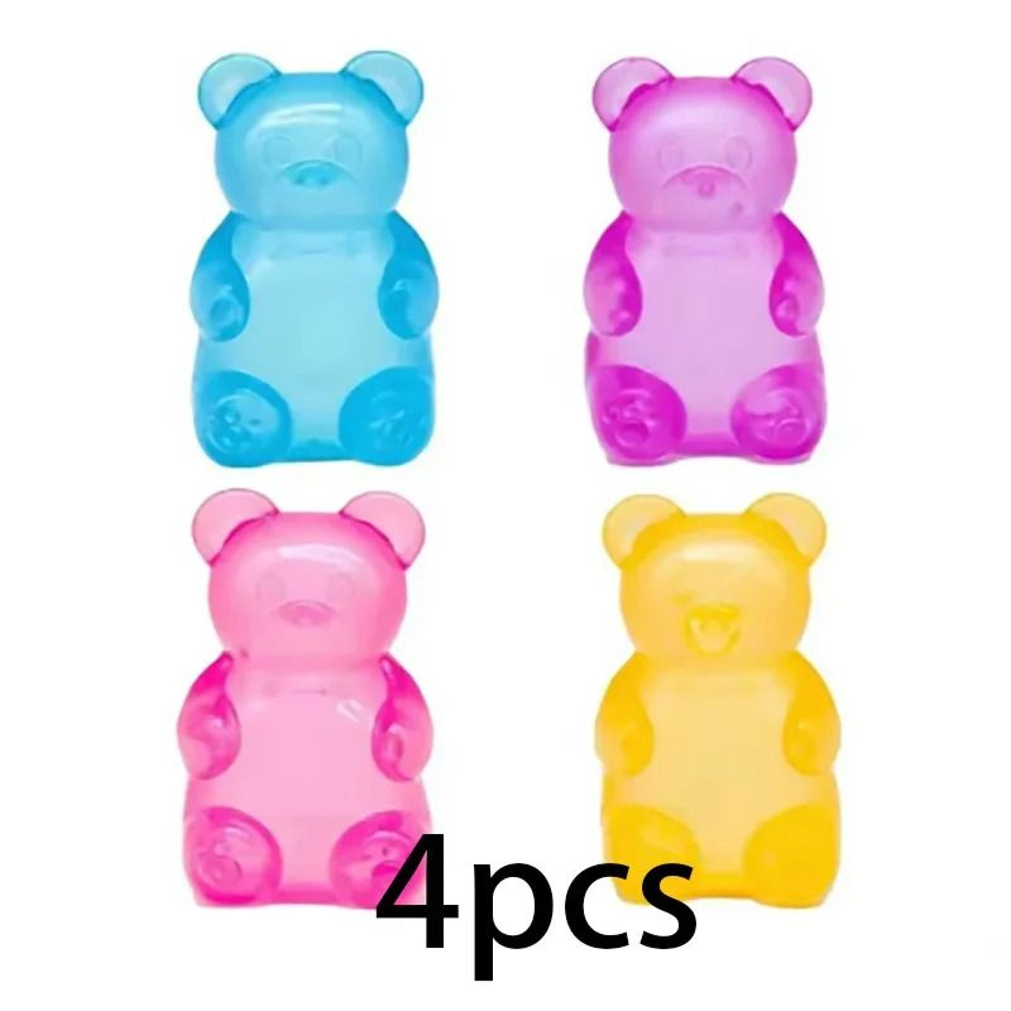 Cute Bear Maltose Dough Squeeze Toy Colorful Sensory Fidget Desk Decoration 10