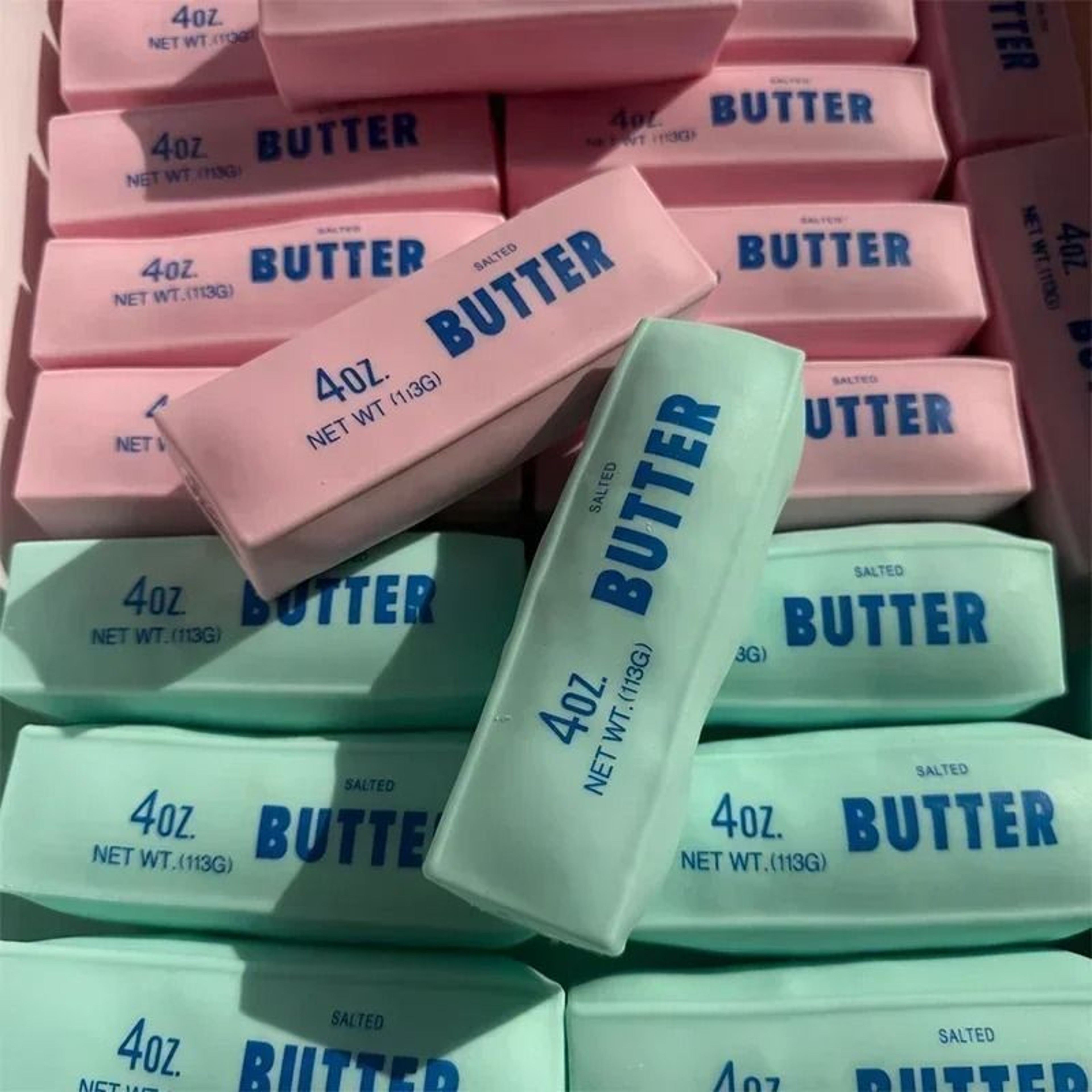 Butter Stick Crunchy Squishy Fidget Toy Tactile Squeeze Stress Relief Sensory Block 4