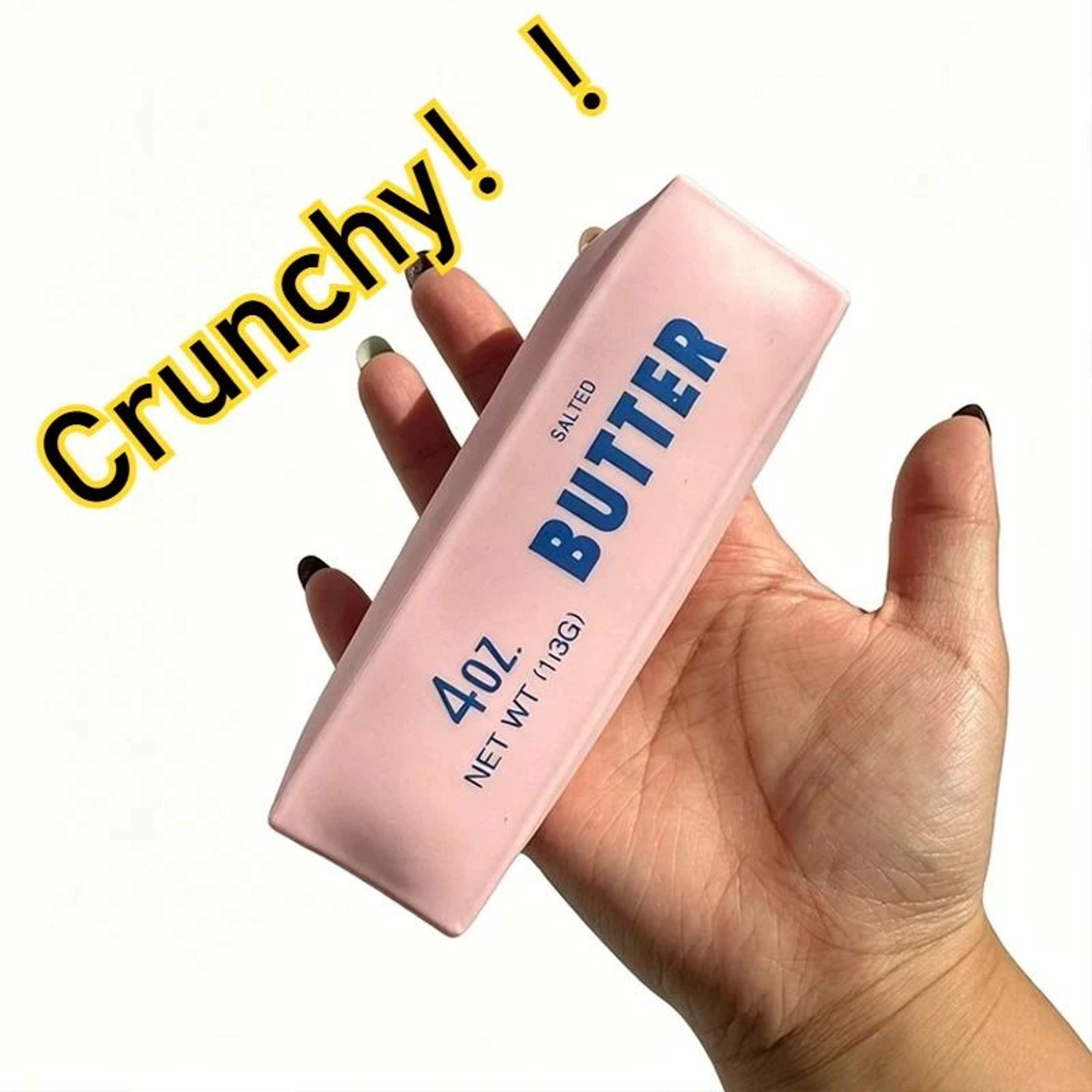 Butter Stick Crunchy Squishy Fidget Toy Tactile Squeeze Stress Relief Sensory Block 6