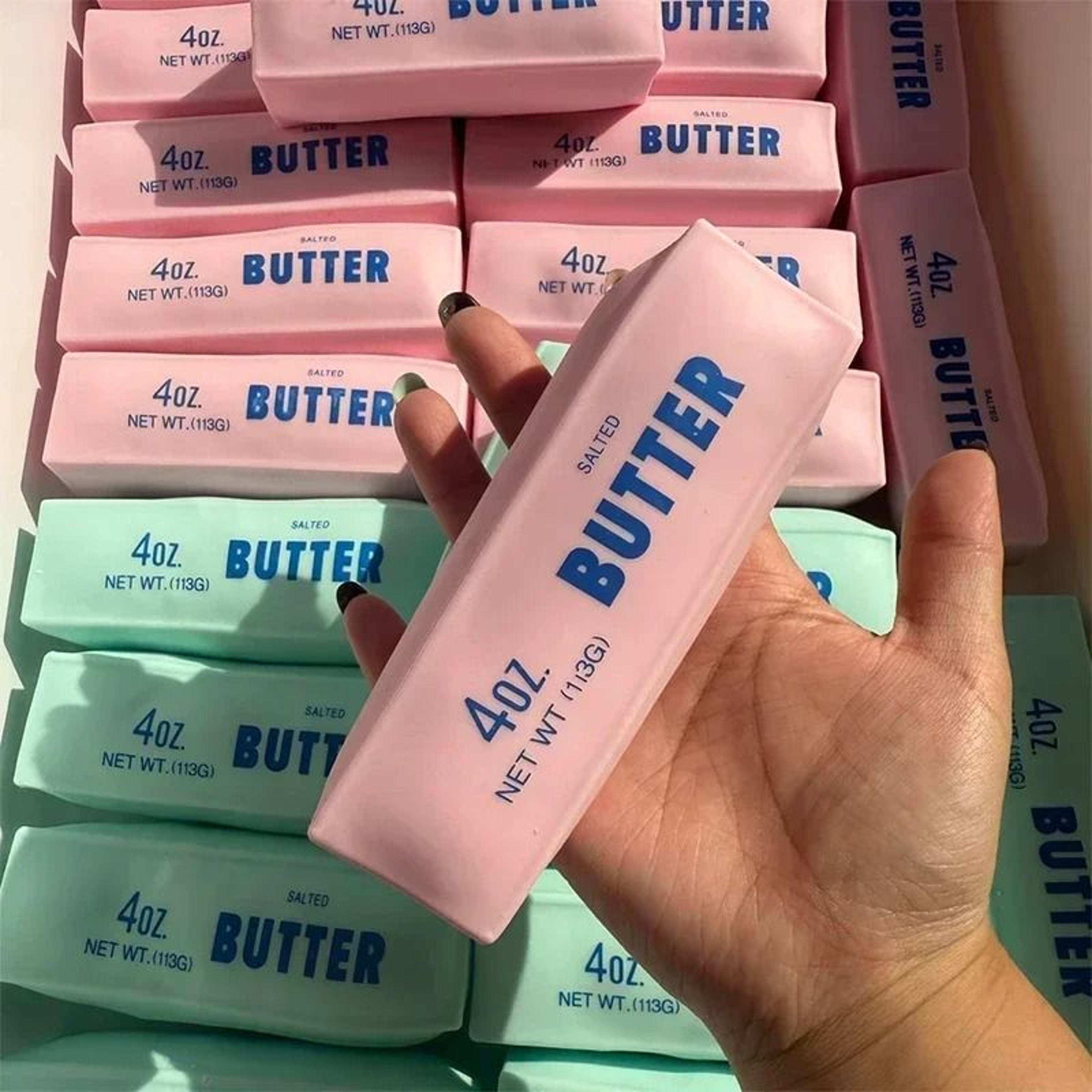Butter Stick Crunchy Squishy Fidget Toy Tactile Squeeze Stress Relief Sensory Block 5