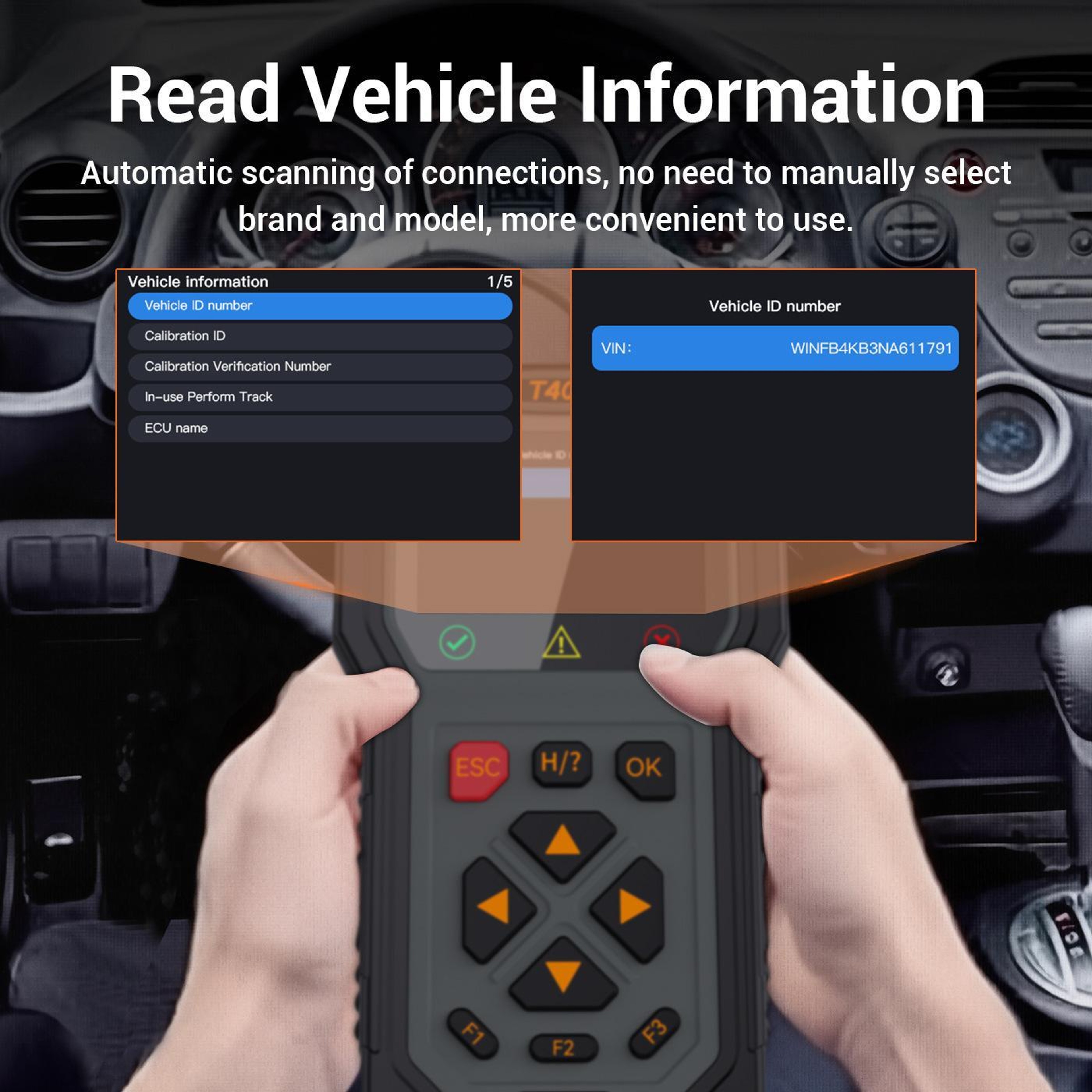 Fuel Injector Diagnostic Tool with Engine Code Reader & Automotive Fault Diagnosis – view 9