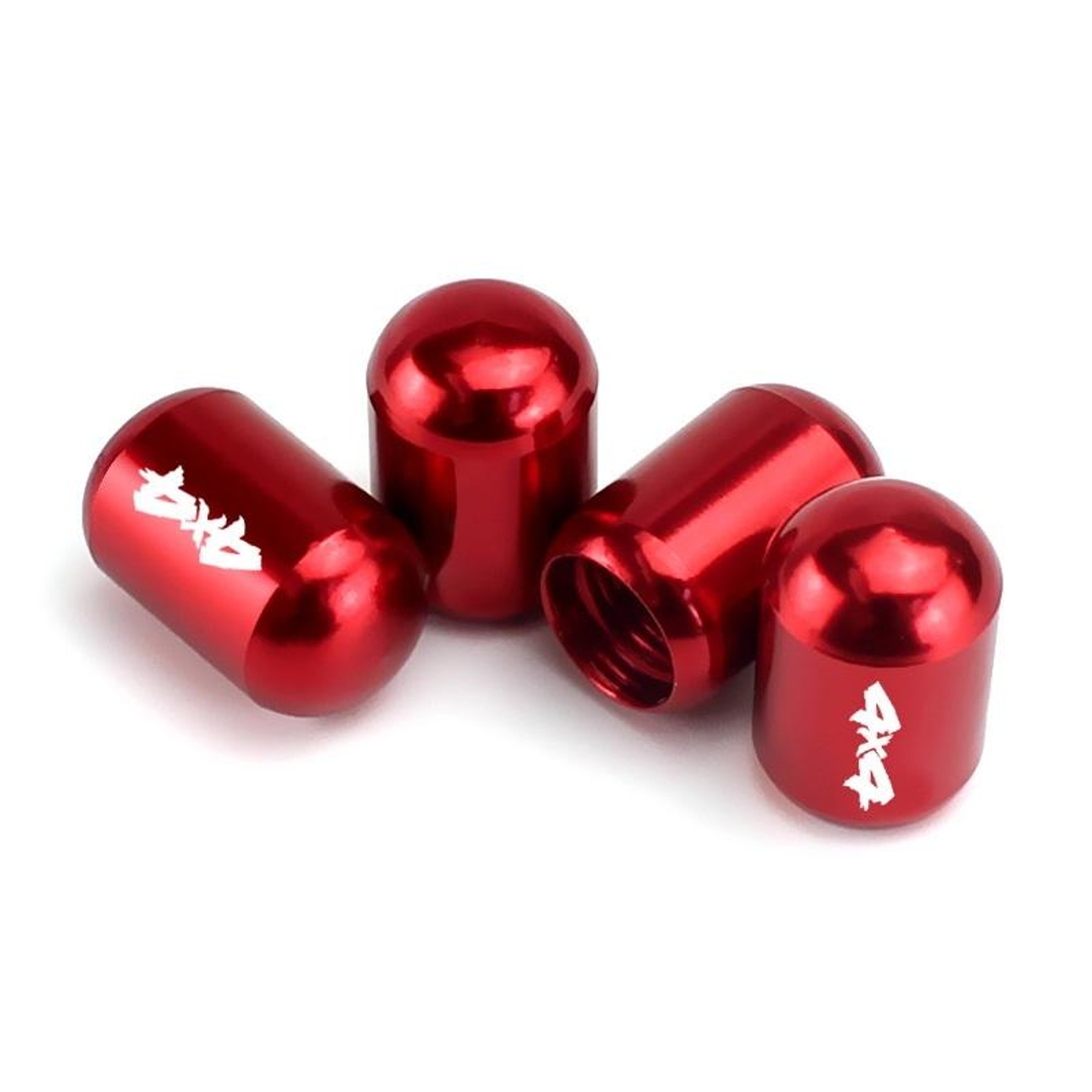 Aluminium Alloy American Style Tyre Valve Caps AntiTheft Dustproof 1