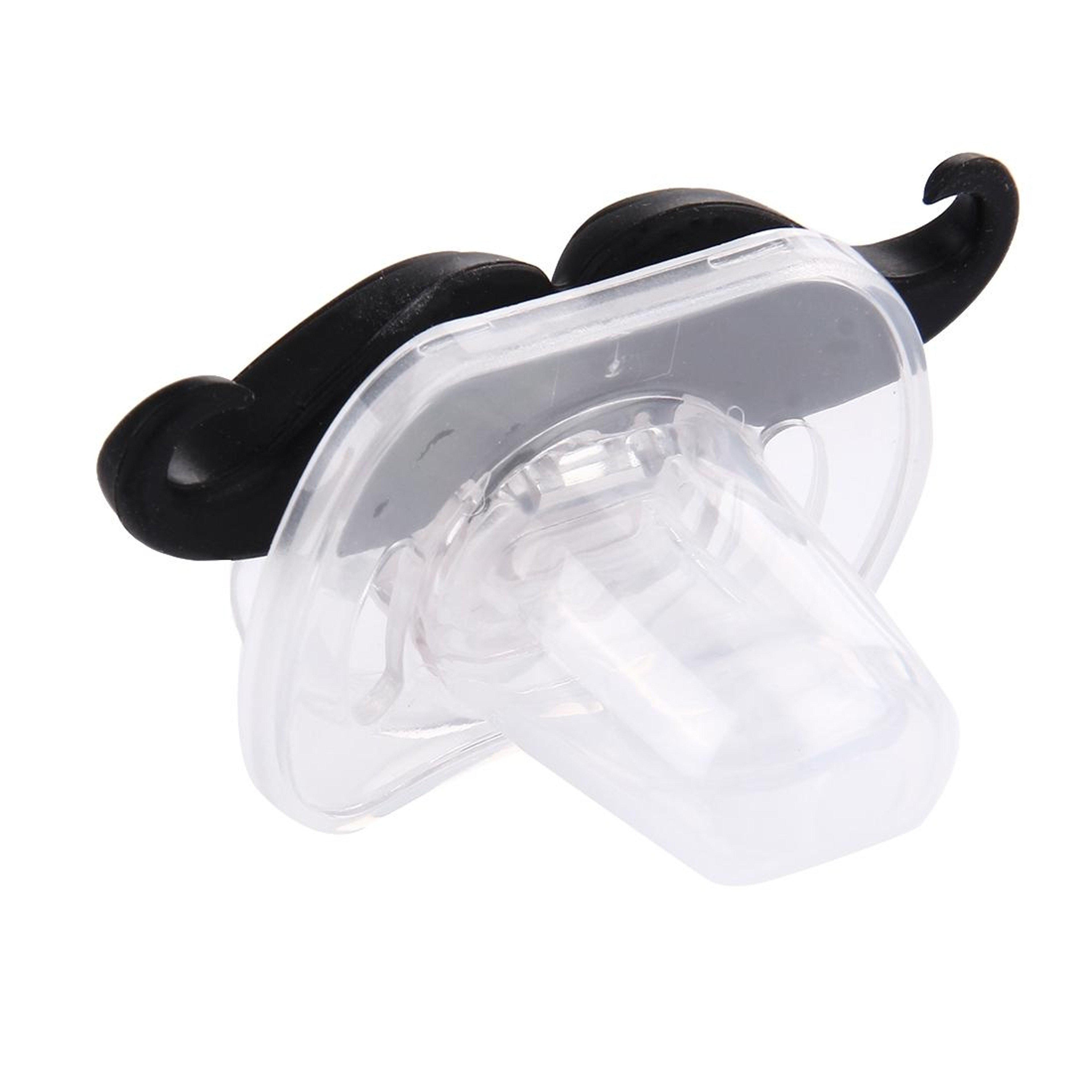 Funny Mustache Baby Pacifier Orthodontic Silicone Soother for Infants – view 3