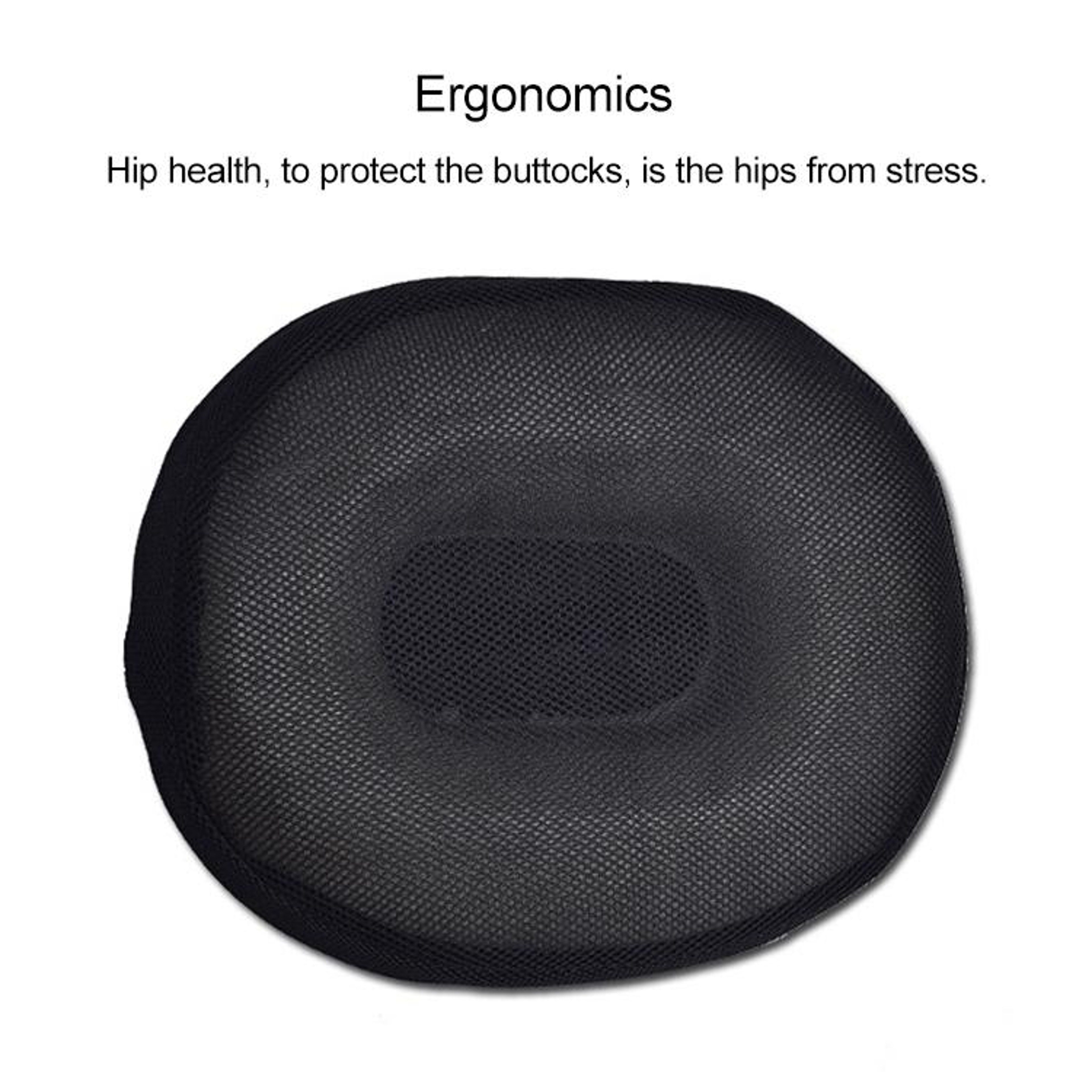 ErgoRelief Hemorrhoid Prevention Seat Cushion for Office Chairs & Long Sitting – view 3
