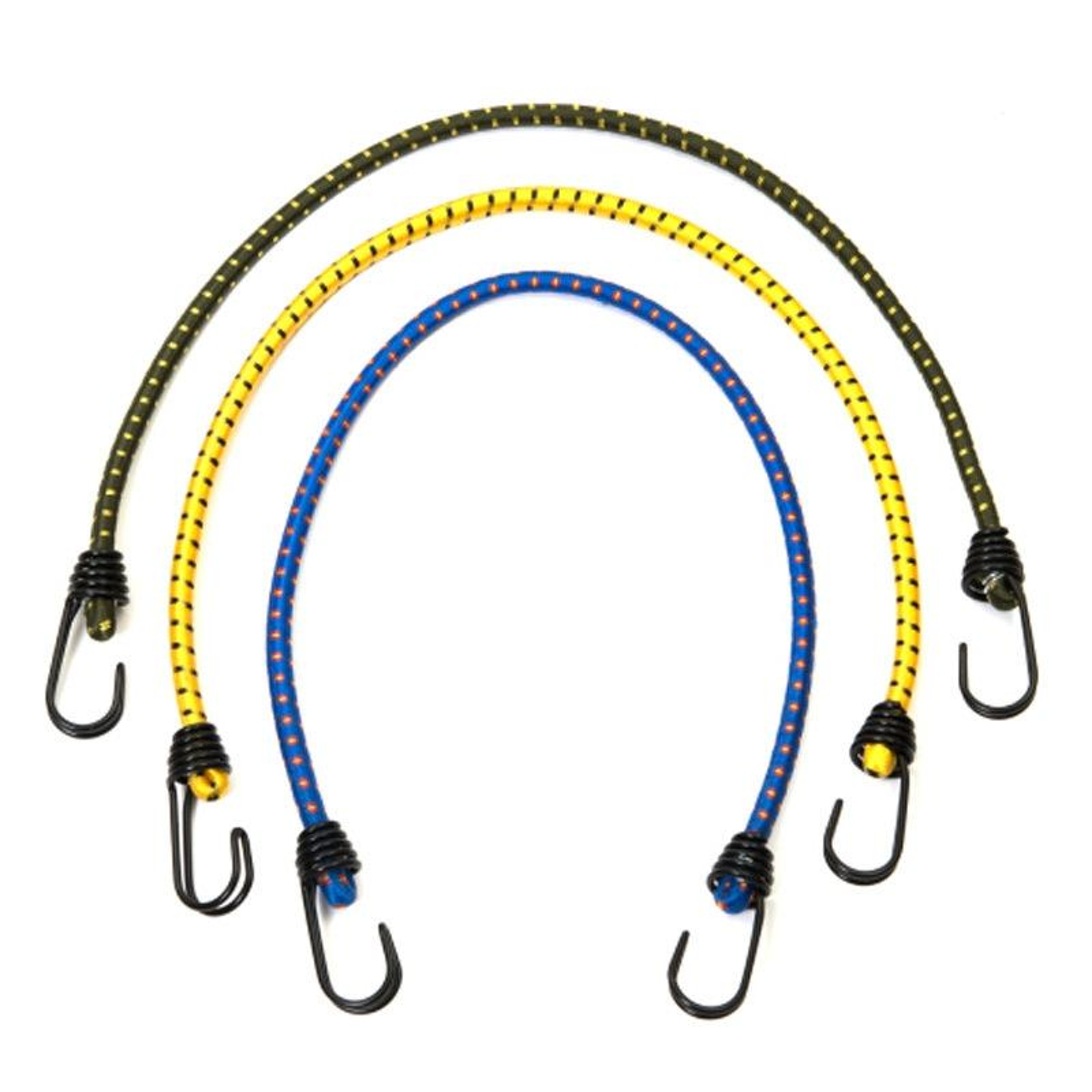 Heavy Duty Bungee Cords with Hooks Multipurpose Elastic Cargo Straps for Camping and Travel – view 2