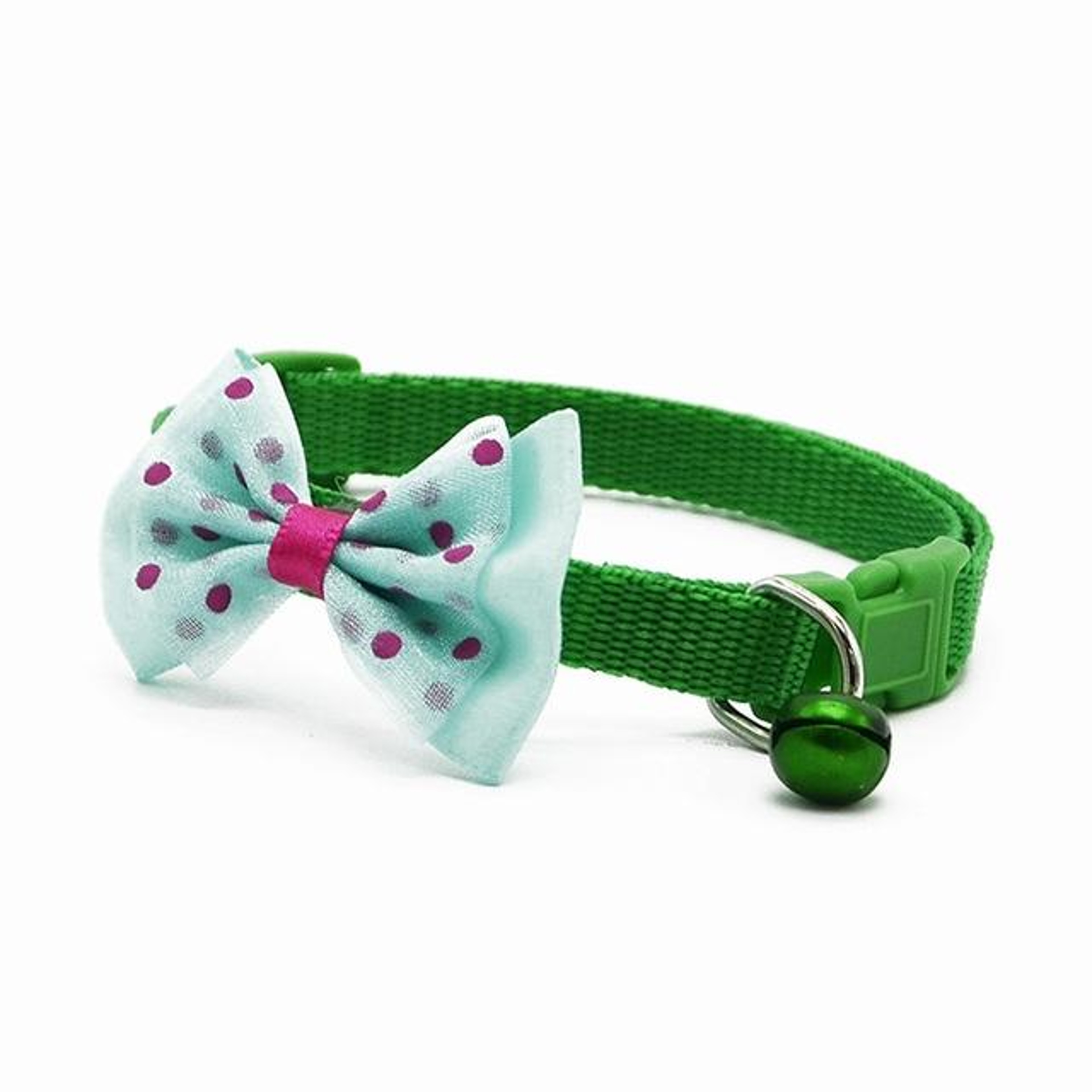 Chic Adjustable Pet Bow Collar with Bell  Stylish Cat & Dog Accessory – view 7