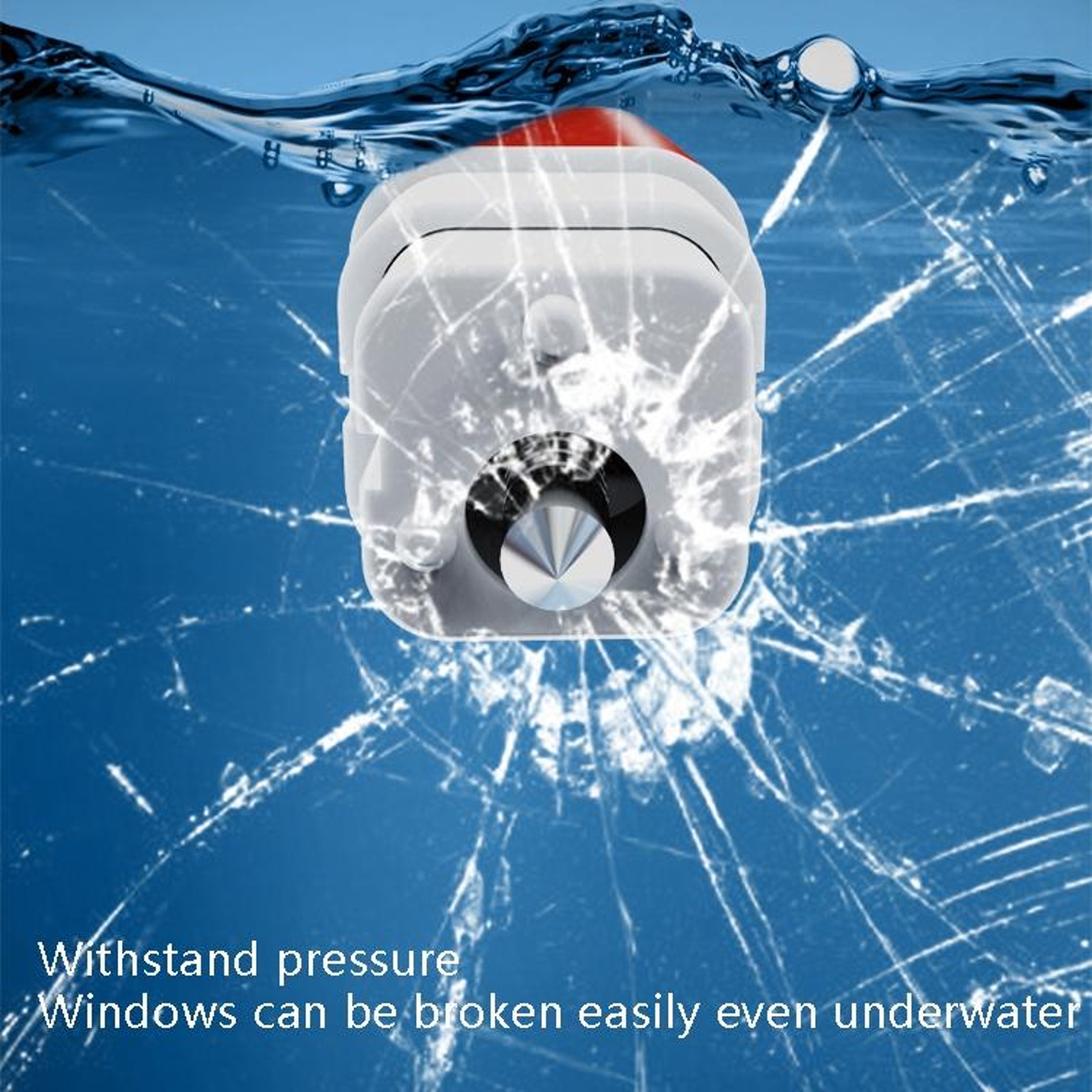 TitanGuard Mini Car Escape Hammer  Window Breaker Keychain Safety Tool 5