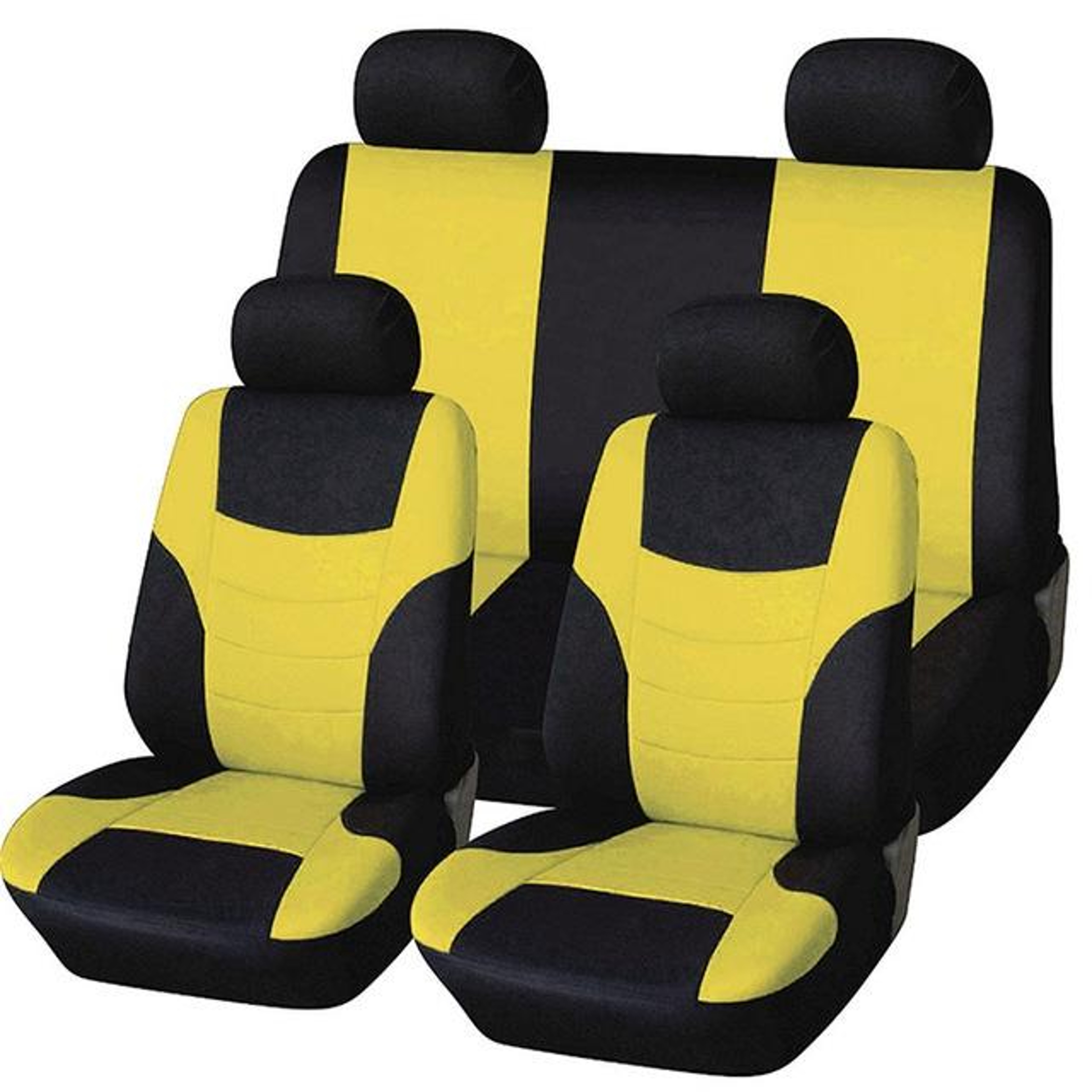 Universal Car Seat Cover Set for All Seasons Breathable Polyester Interior Protection – view 7