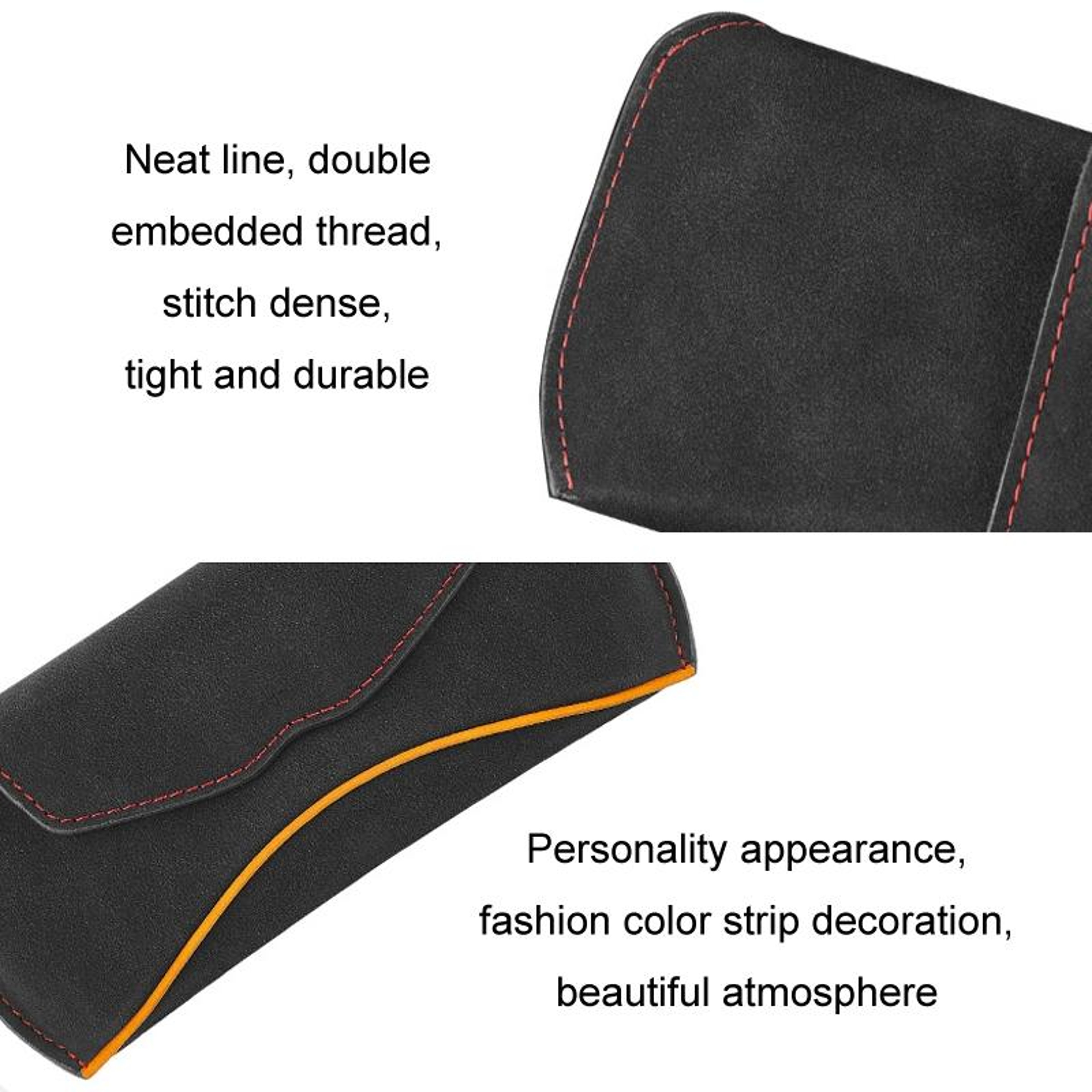 Premium Car Sunglasses Holder & Magnetic Sun Visor Glasses Case with Card Storage – view 10