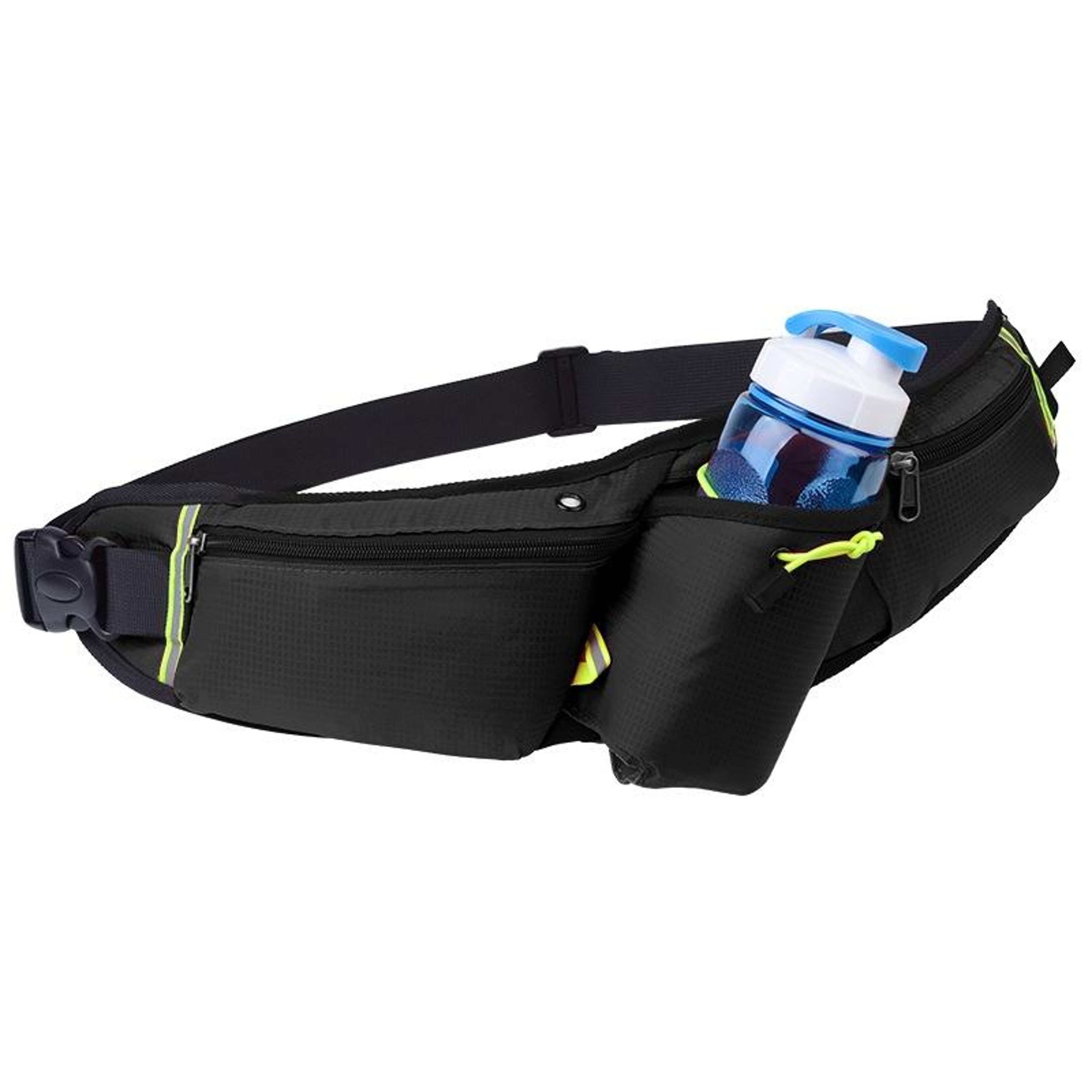 3-in-1 Running Waist Bag with Water Bottle Holder & Phone Pocket – view 3