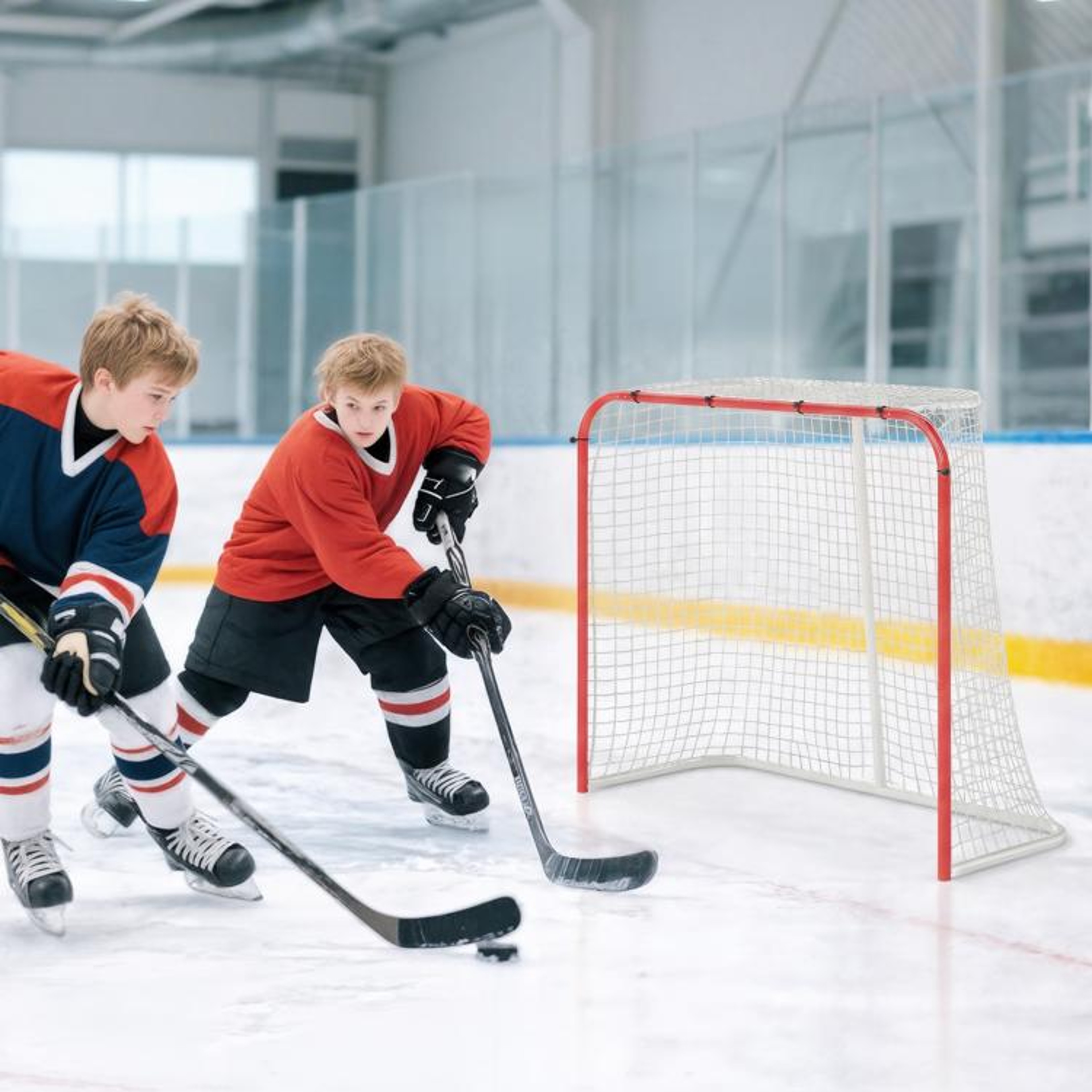 Street Hockey Goal With RustResistant Steel Frame And AllWeather Net 2