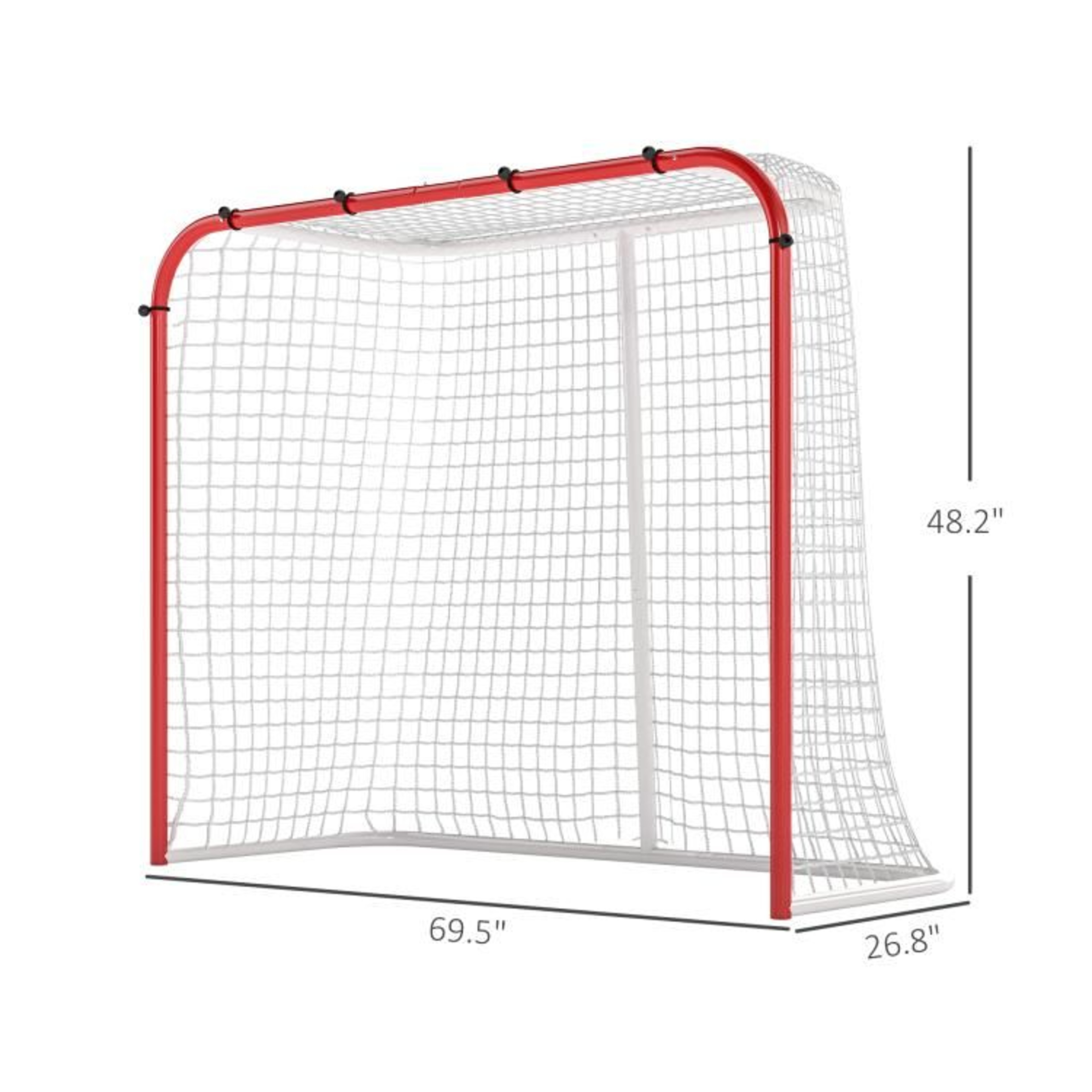Street Hockey Goal With RustResistant Steel Frame And AllWeather Net 4