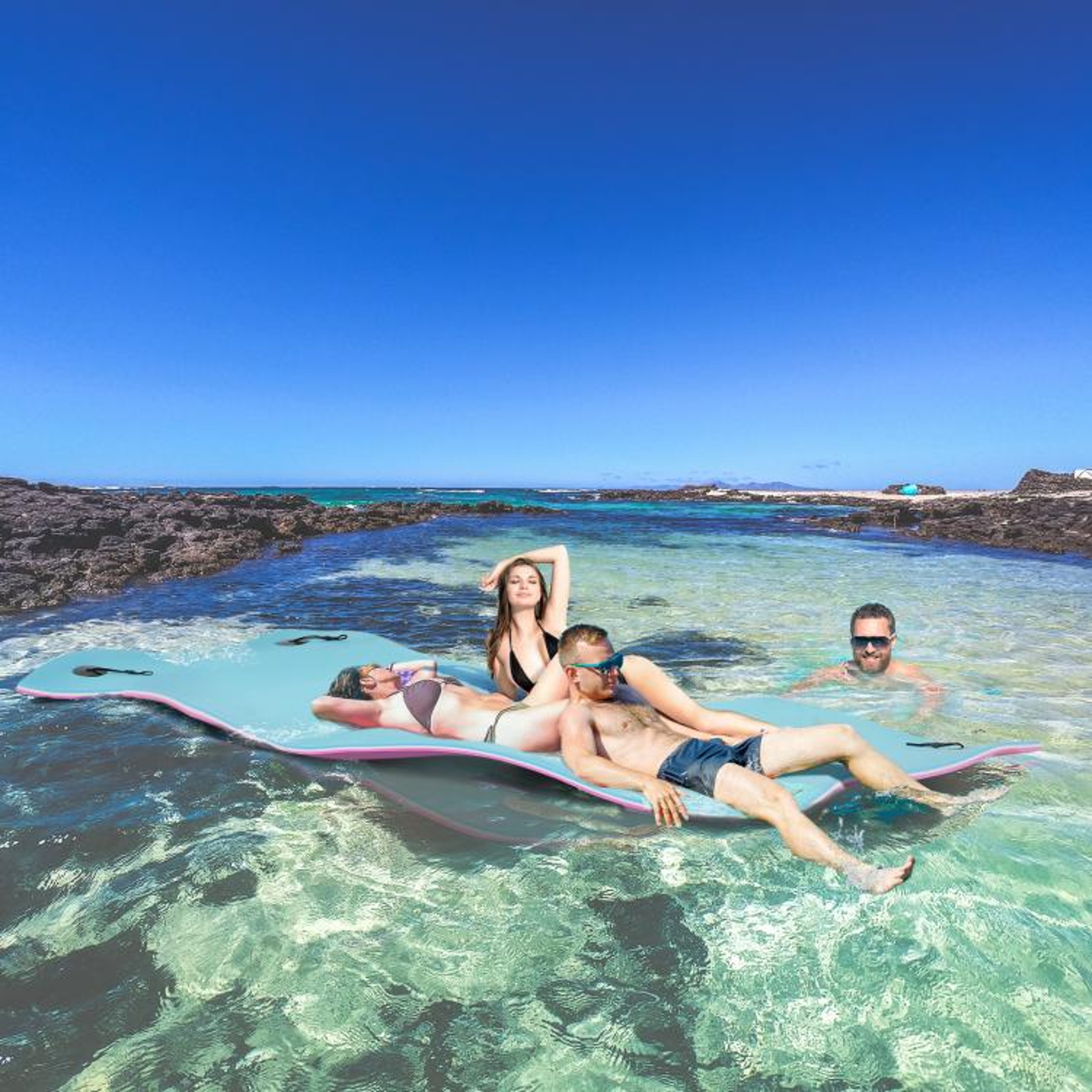 Floating Water Mat 3Layer XPE Foam Raft For Lakes And Pools 2