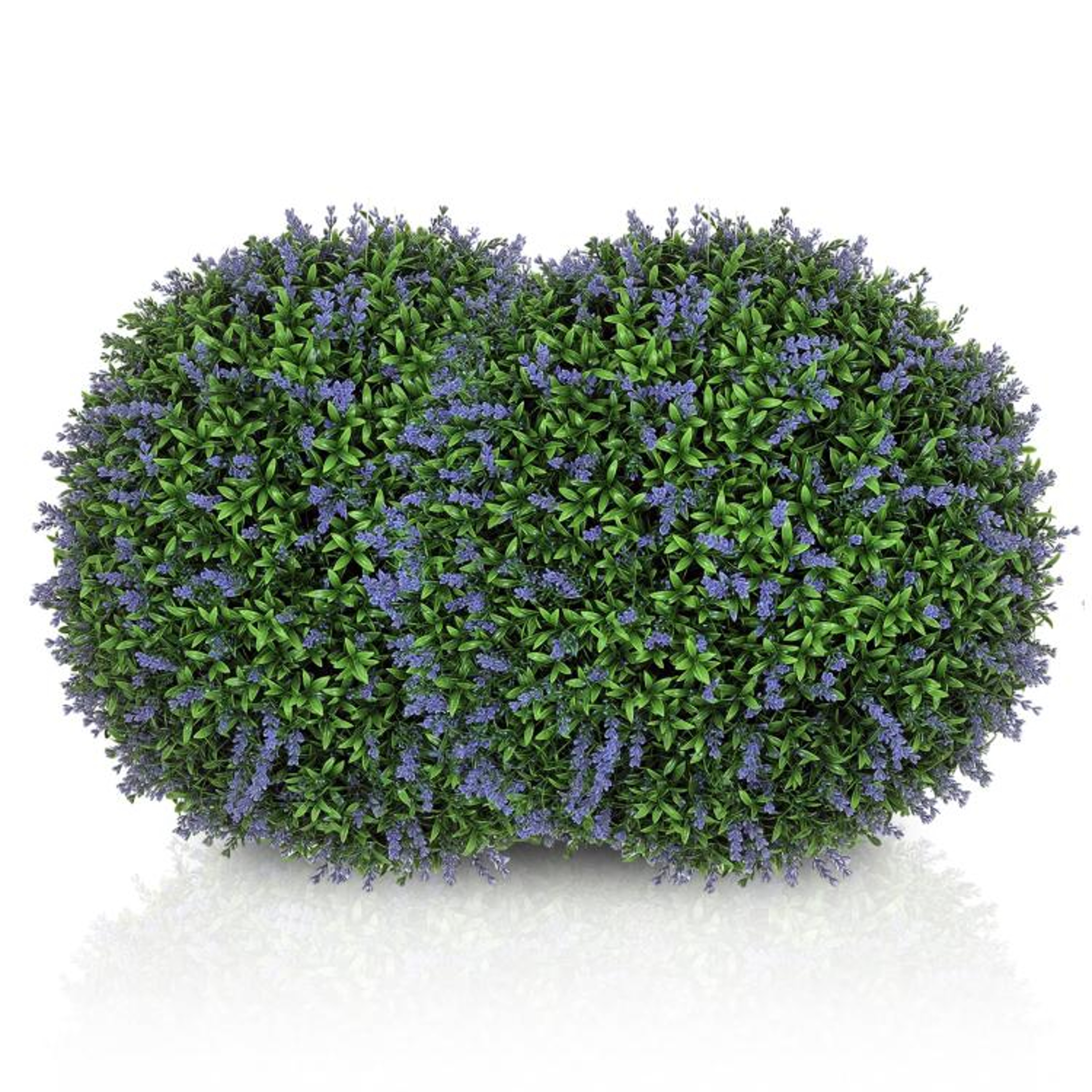 Artificial Lavender Topiary Balls 165 Inch Indoor Outdoor Decor 0