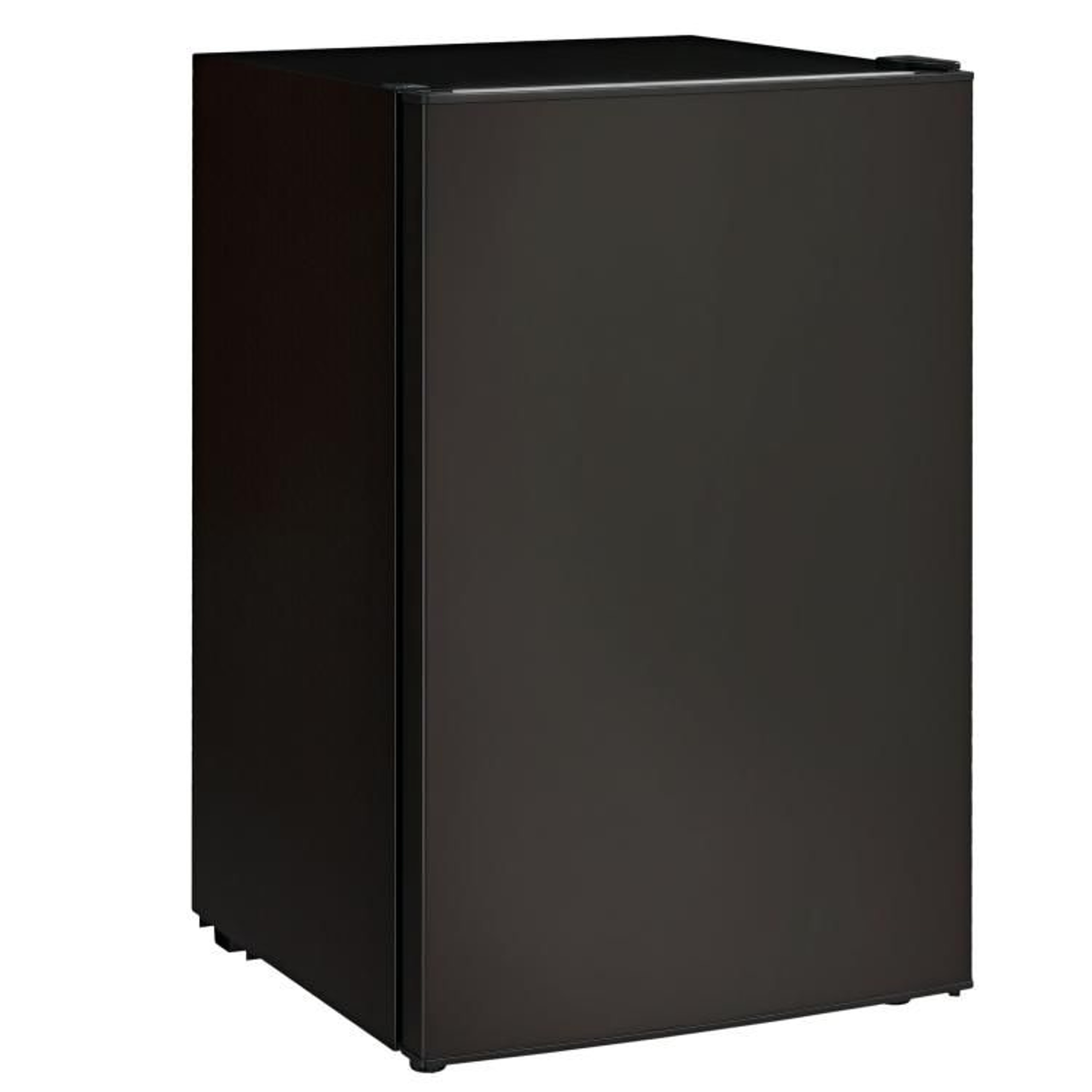 45 Cu Ft Mini Fridge With Freezer And Adjustable Thermostat  Black 0