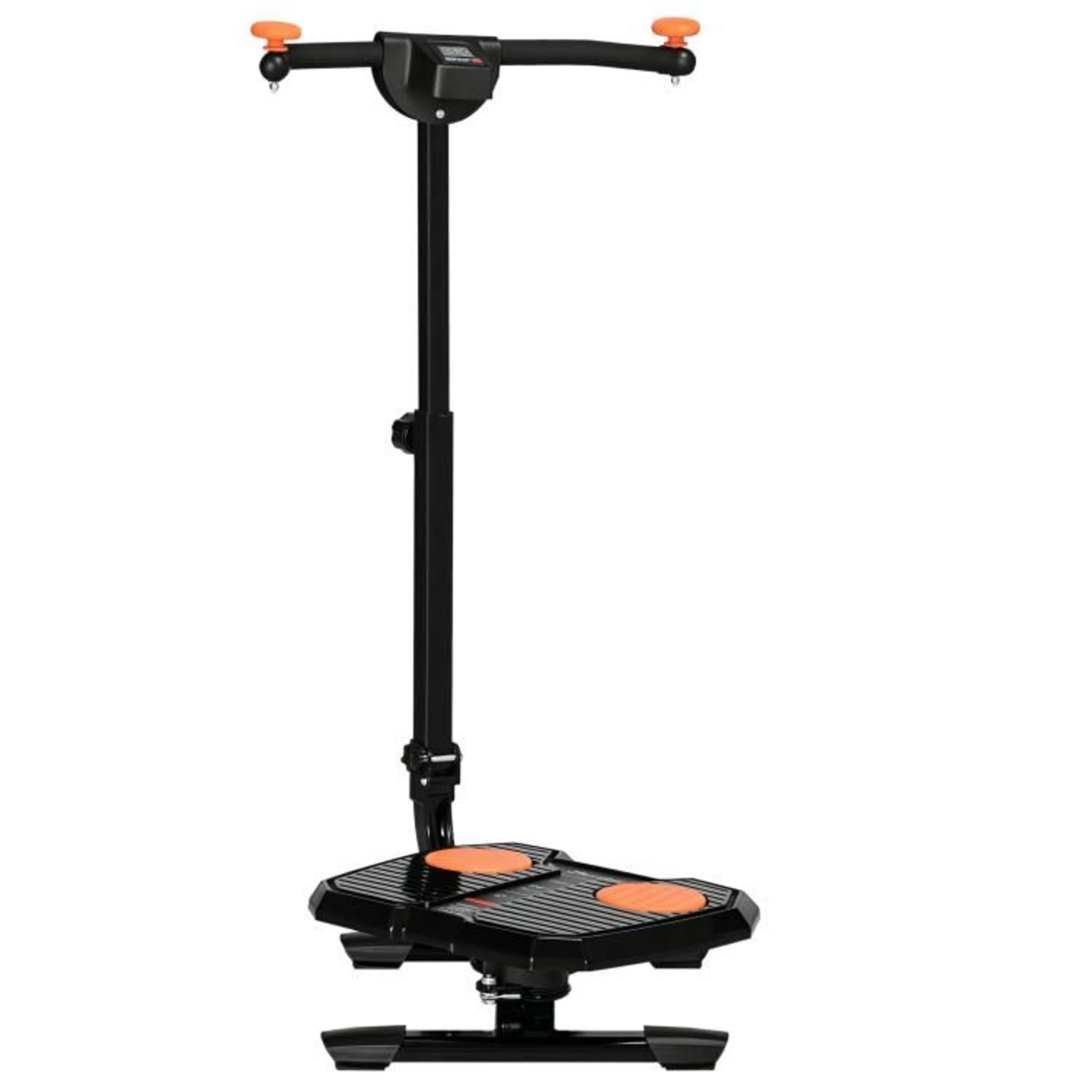 Foldable Ab Twister Board With LCD Display And Adjustable Handle  Orange 0