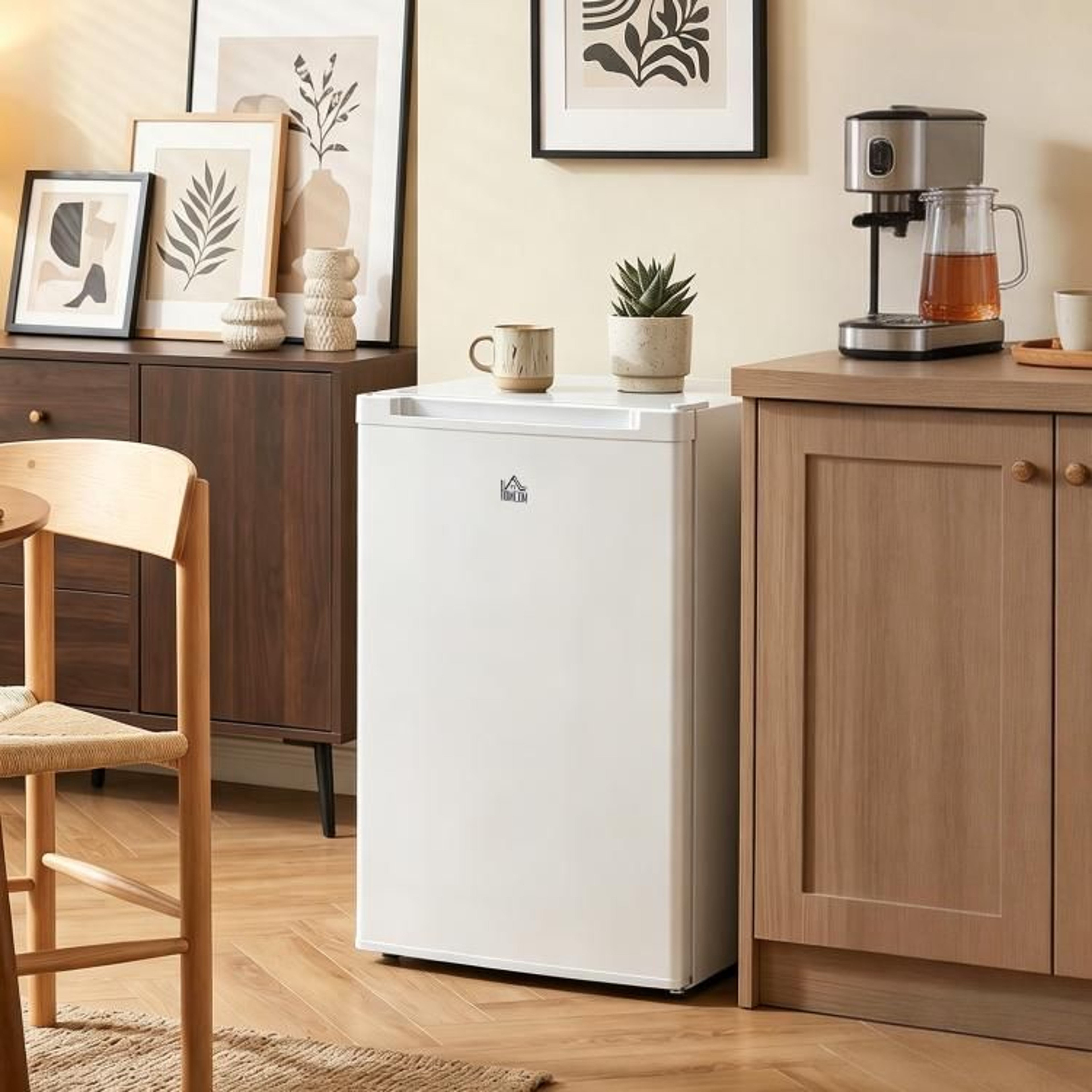 3 Cu Ft Upright Freezer With Reversible Door And Adjustable Thermostat  White 1
