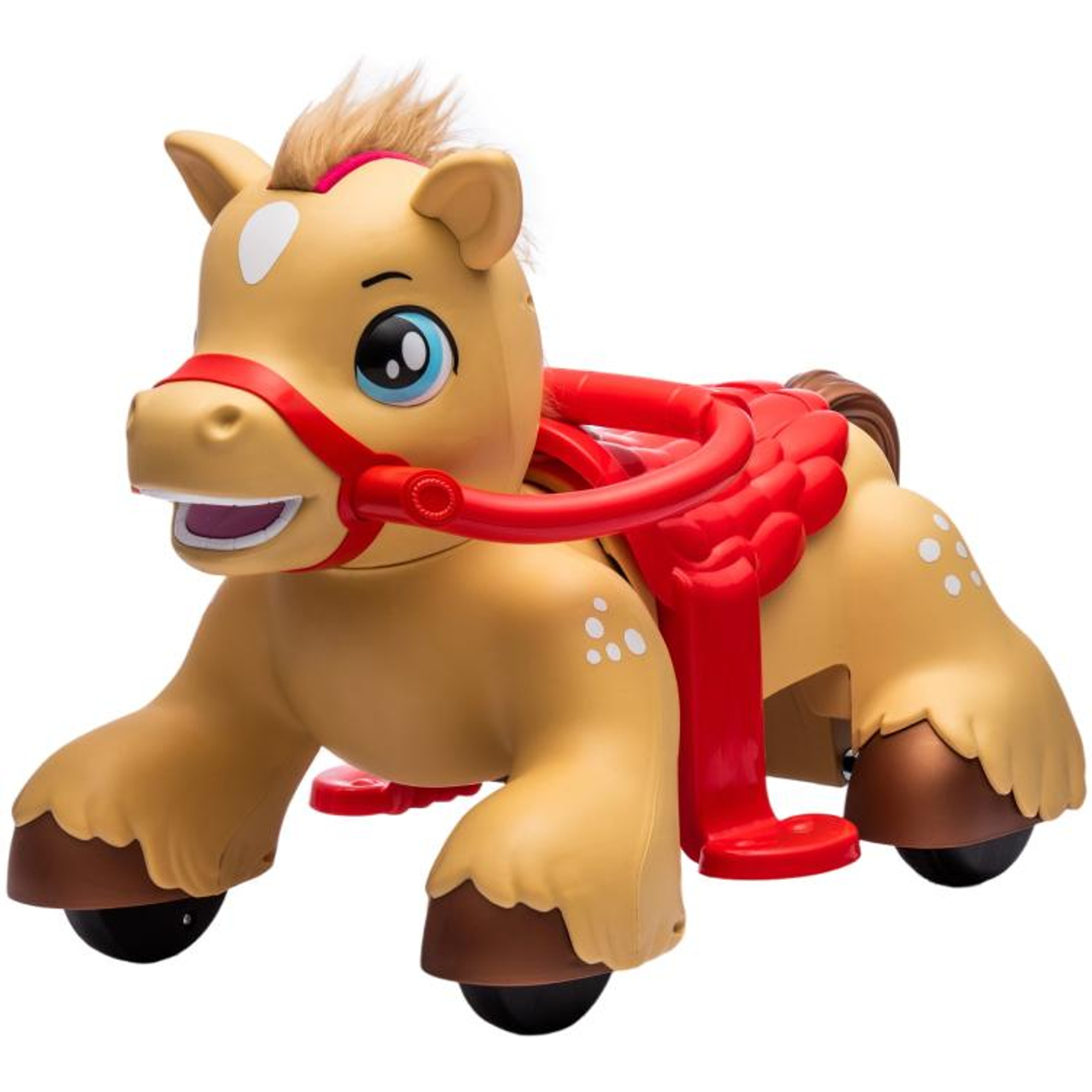 12V Electric RideOn Horse Toy For Toddlers With Sounds And Interactive Features 1